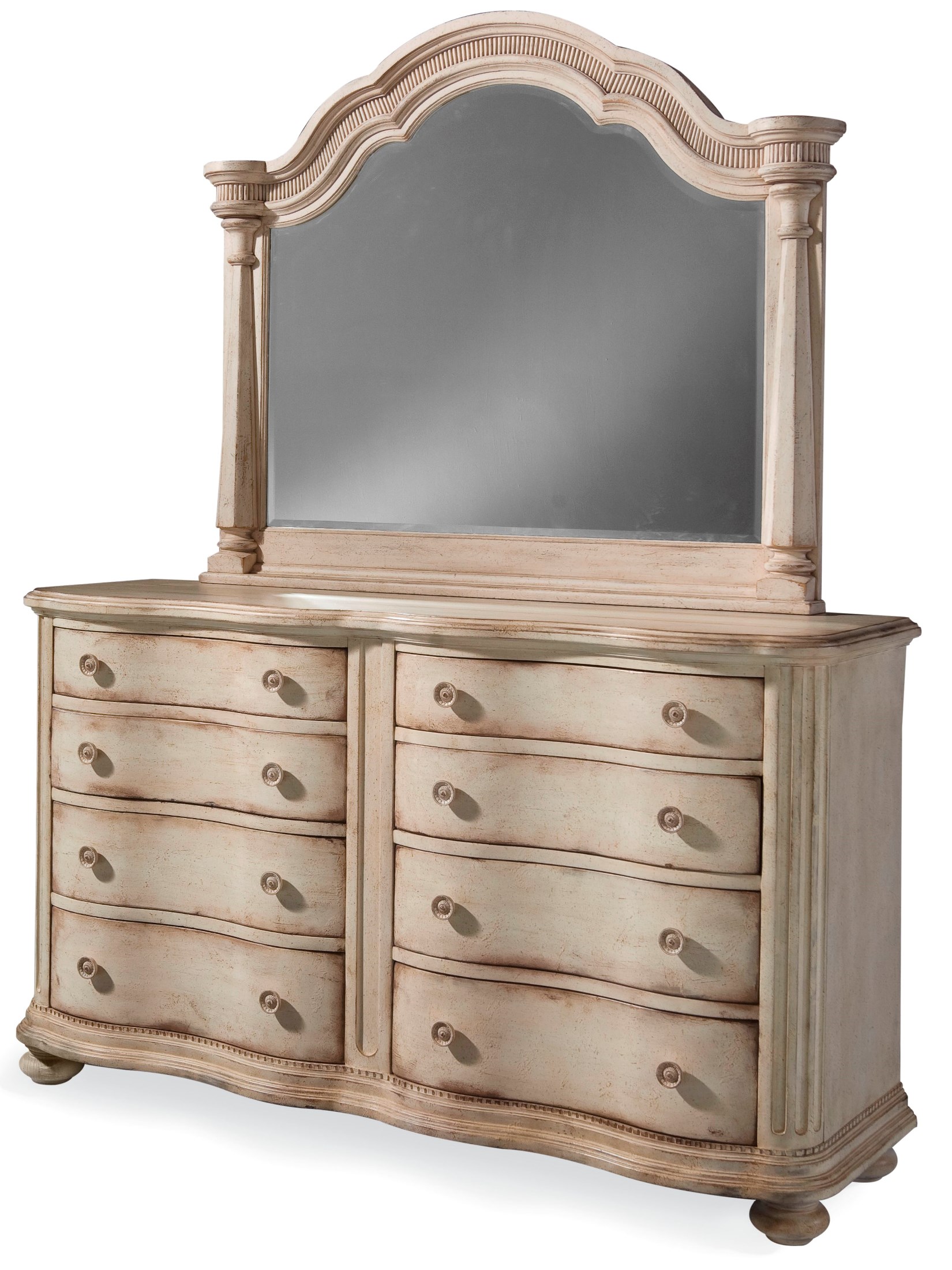 Belmar Antique Linen Panel Bedroom Set - 1StopBedrooms.