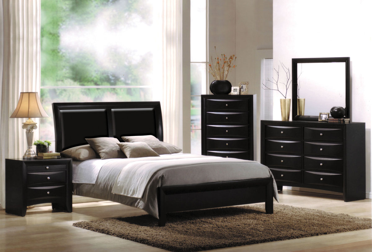 Acme Ireland Bycast Eastern King Platform Bed In Black 04152ek