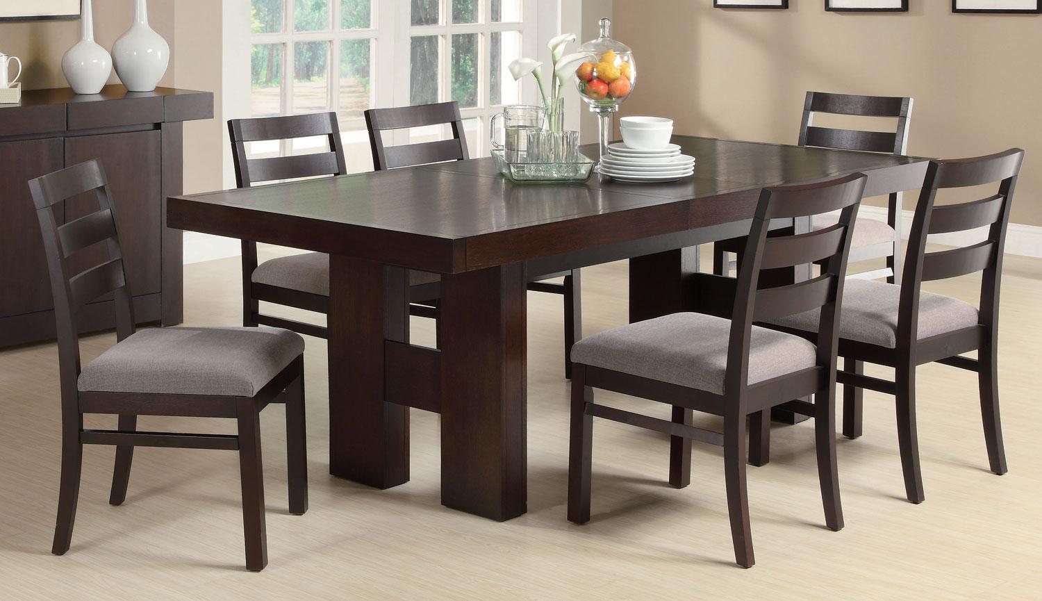 Coaster Dabny Cuccino Rectangular Dining Room Set Dabny Cuccino Rectangular Dining Room Set Media Gallery 3