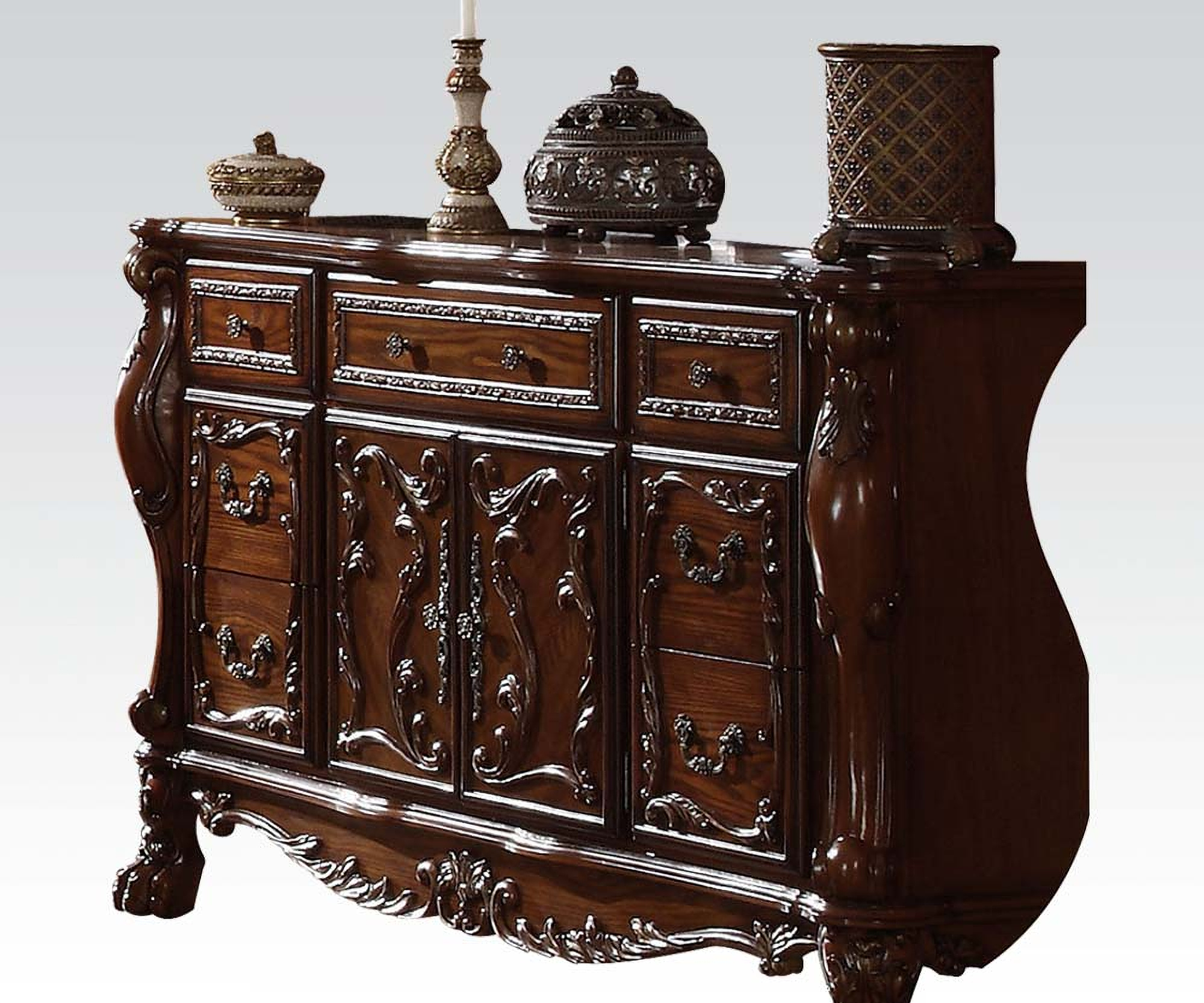 Dresden Cherry Oak Panel Bedroom Set 1stopbedrooms
