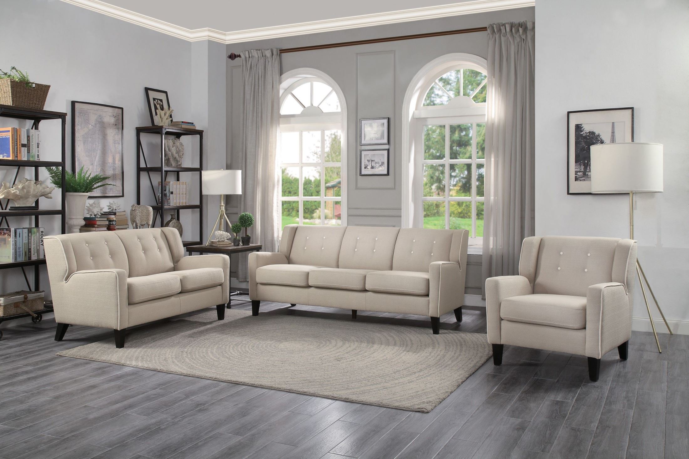 Roweena Beige Sofa 1stopbedrooms