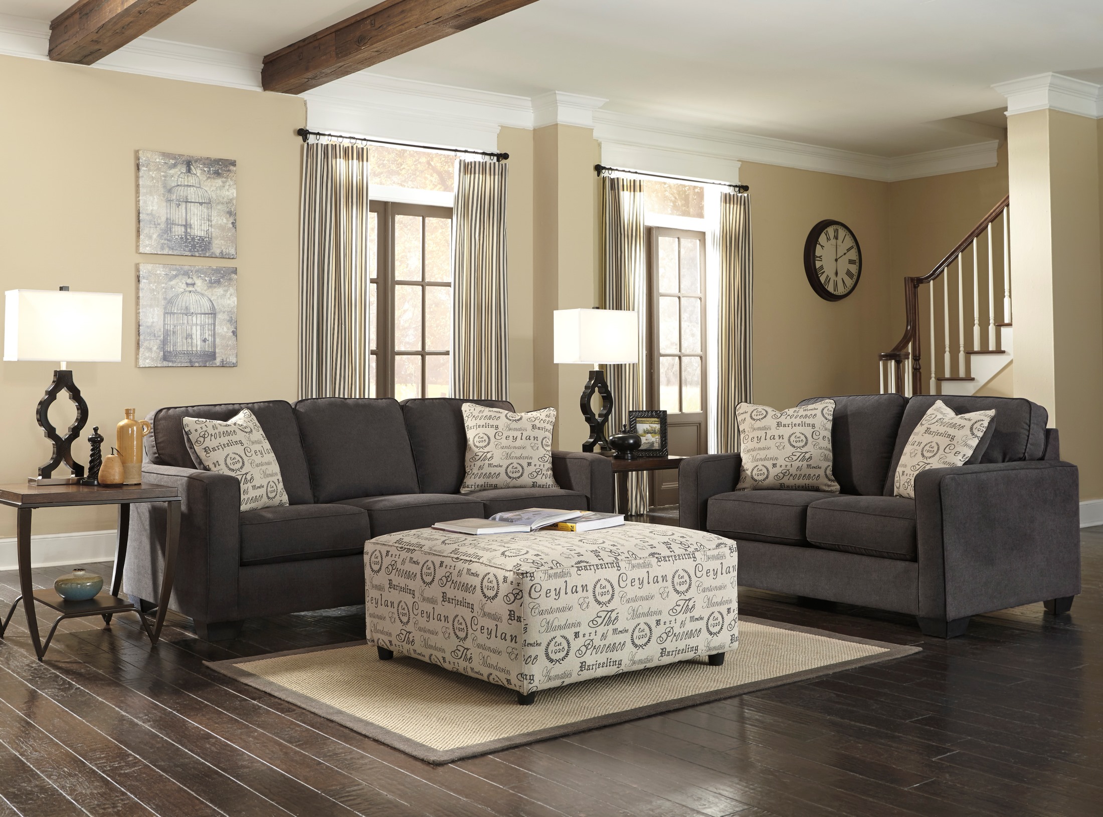 Alenya Charcoal Queen Sofa Sleeper 1stopbedrooms