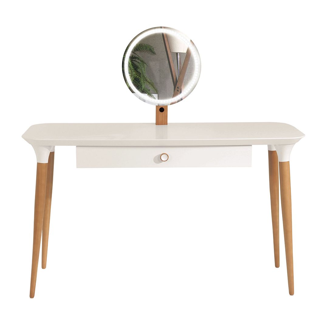 2-Piece Homedock Vanity Dressing Table With Mirror Led ...