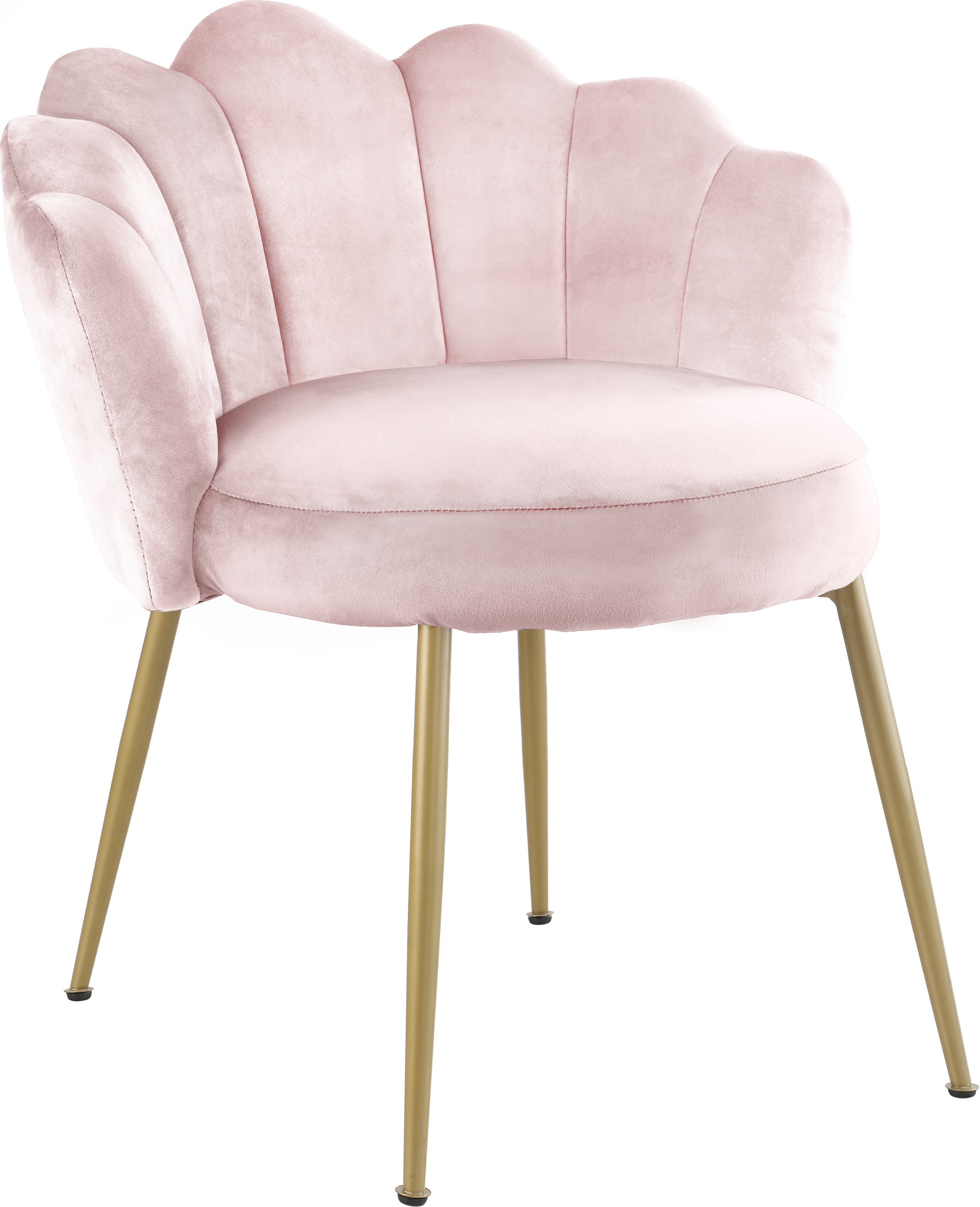 Claire Pink Velvet Dining Chair (Set of 2) 748PinkC