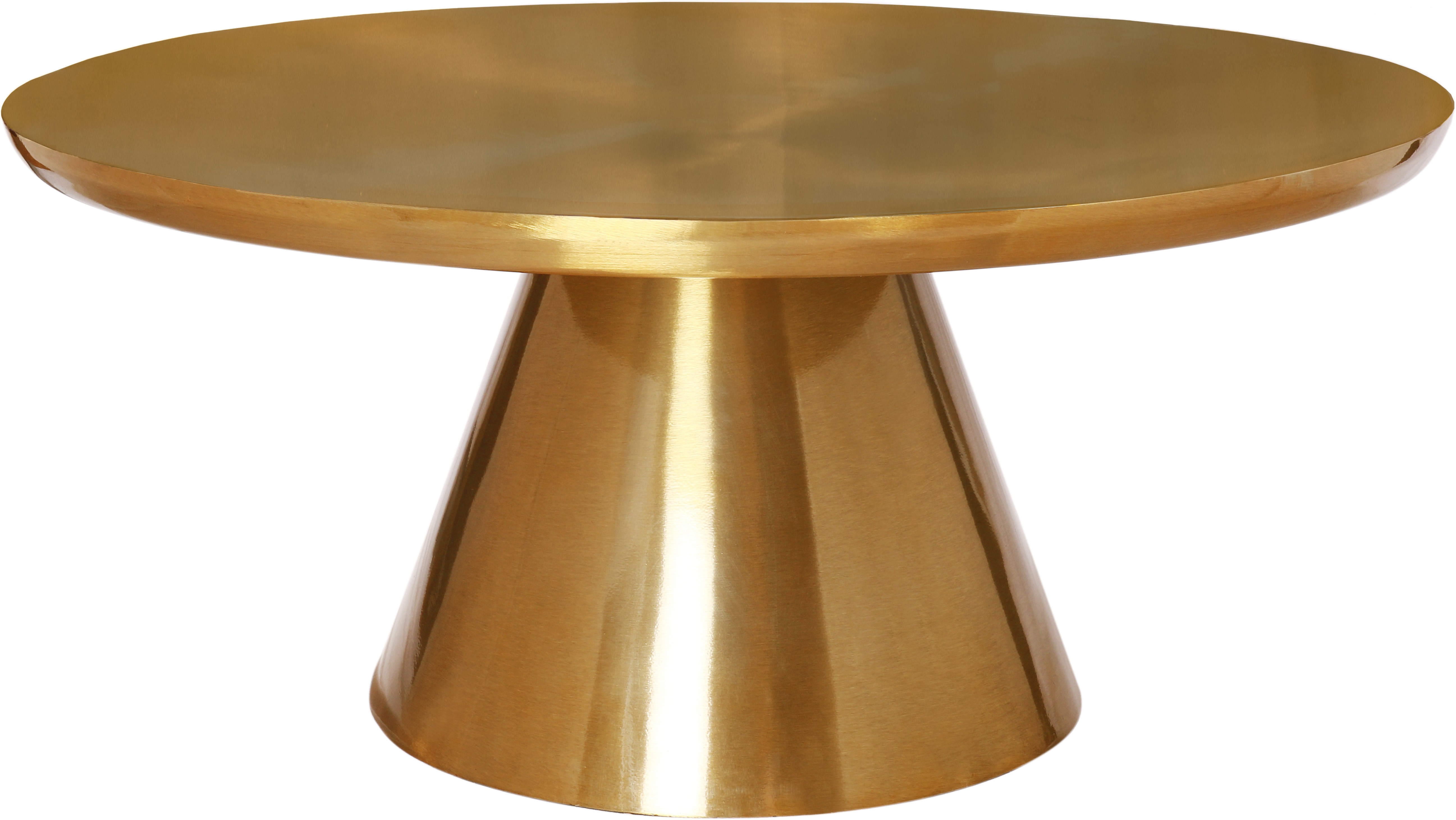 Martini Brushed Gold Coffee table 239-C - 1StopBedrooms.