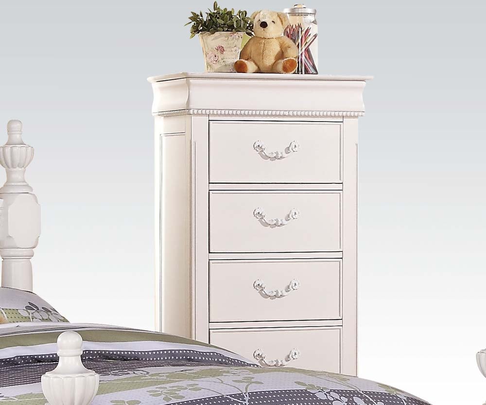 Acme Classique Lingerie Chest In White 30132 1stopbedrooms