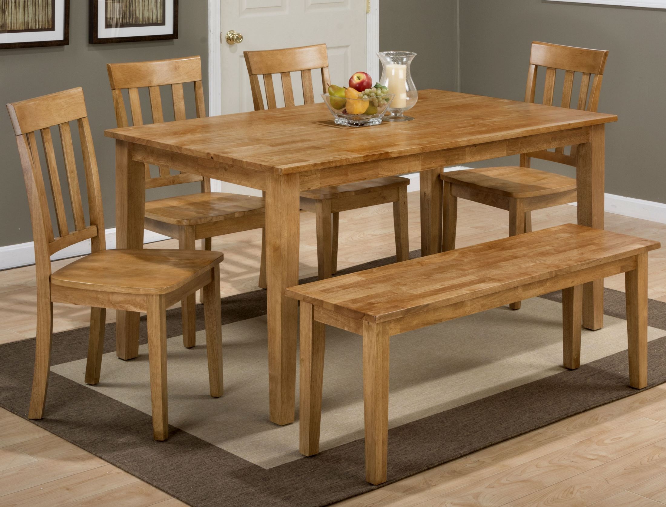 6 piece oblong kitchen table set