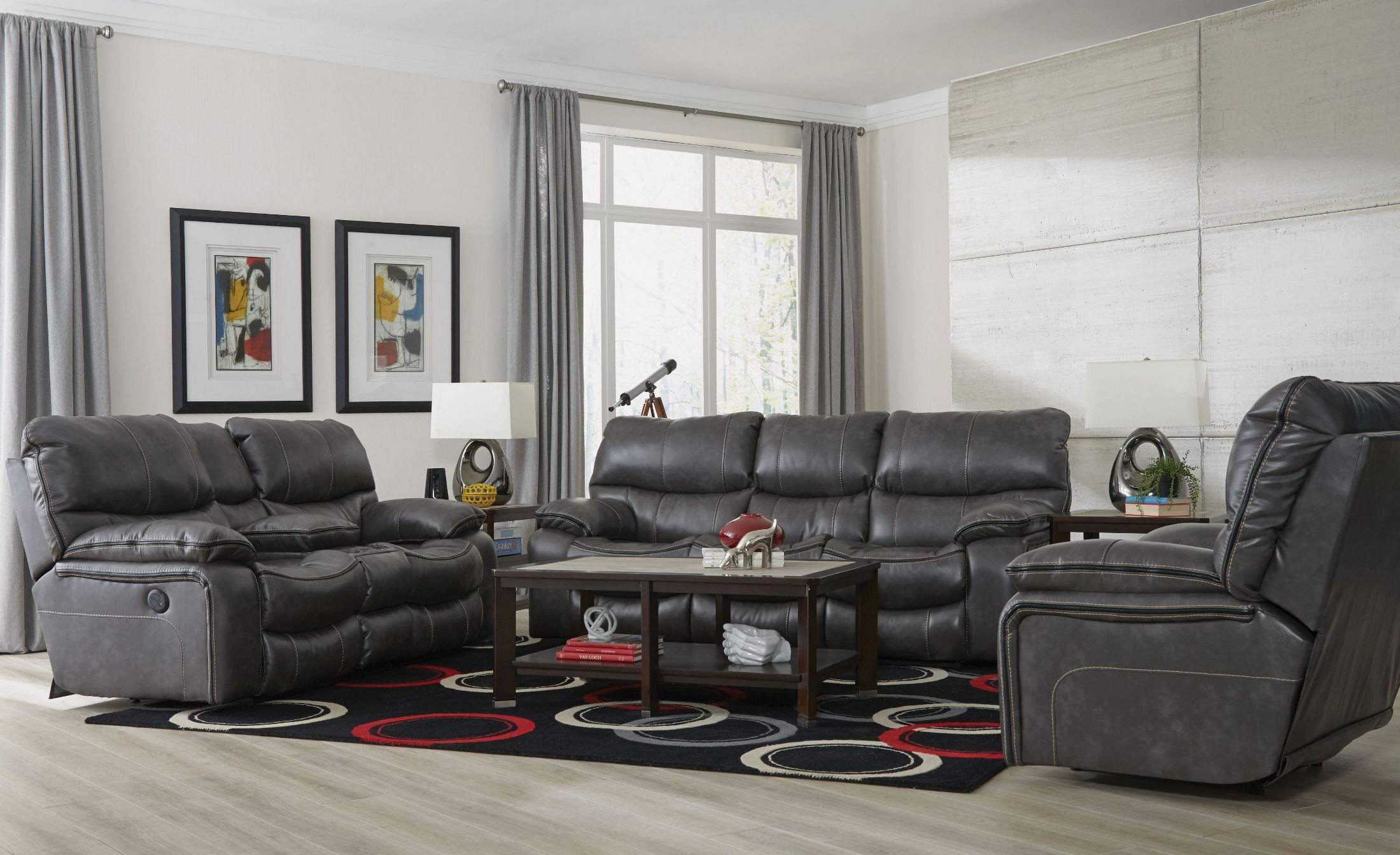 Camden Steel Reclining Sofa 1stopbedrooms