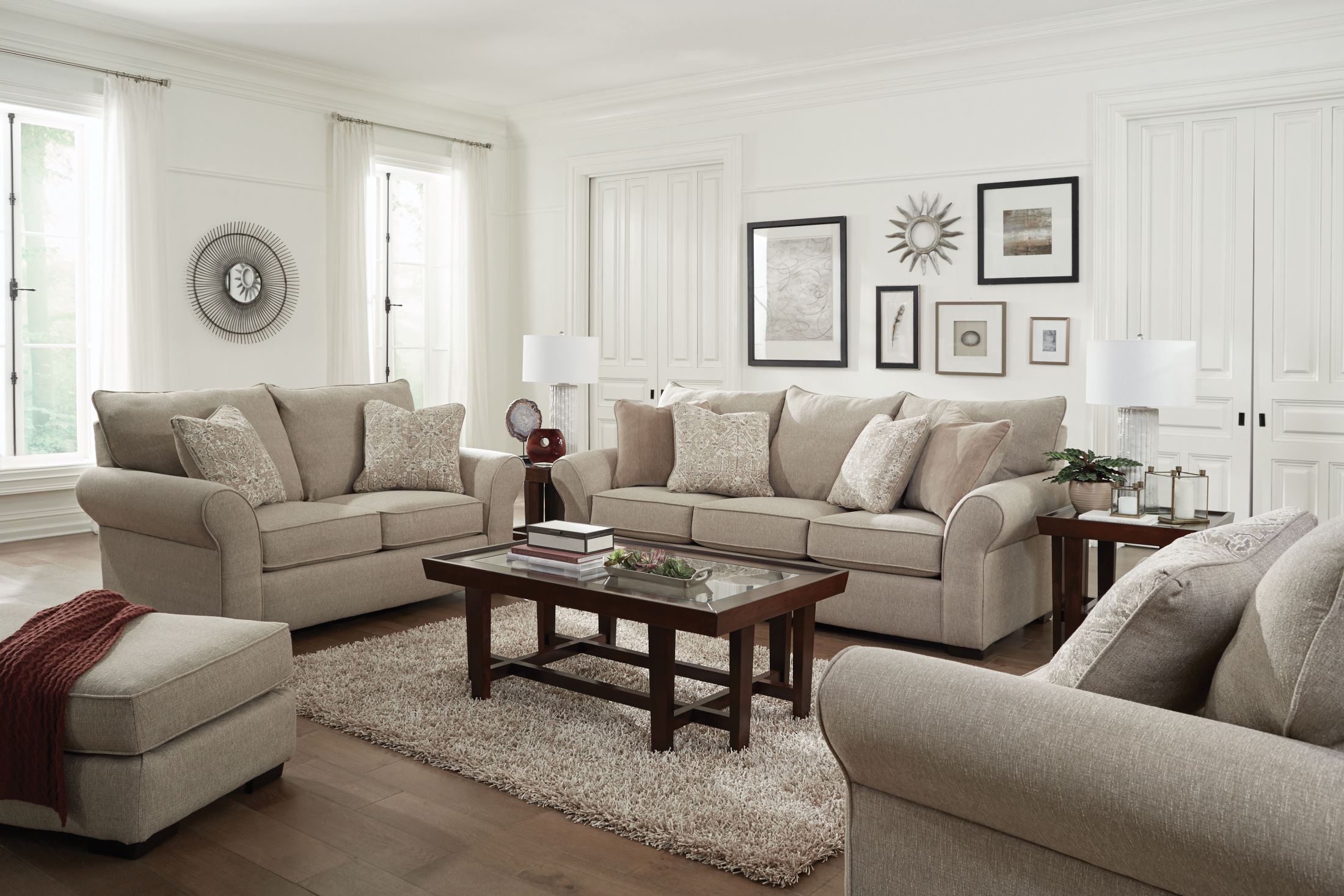 Maddox Putty Stone Loveseat 1stopbedrooms