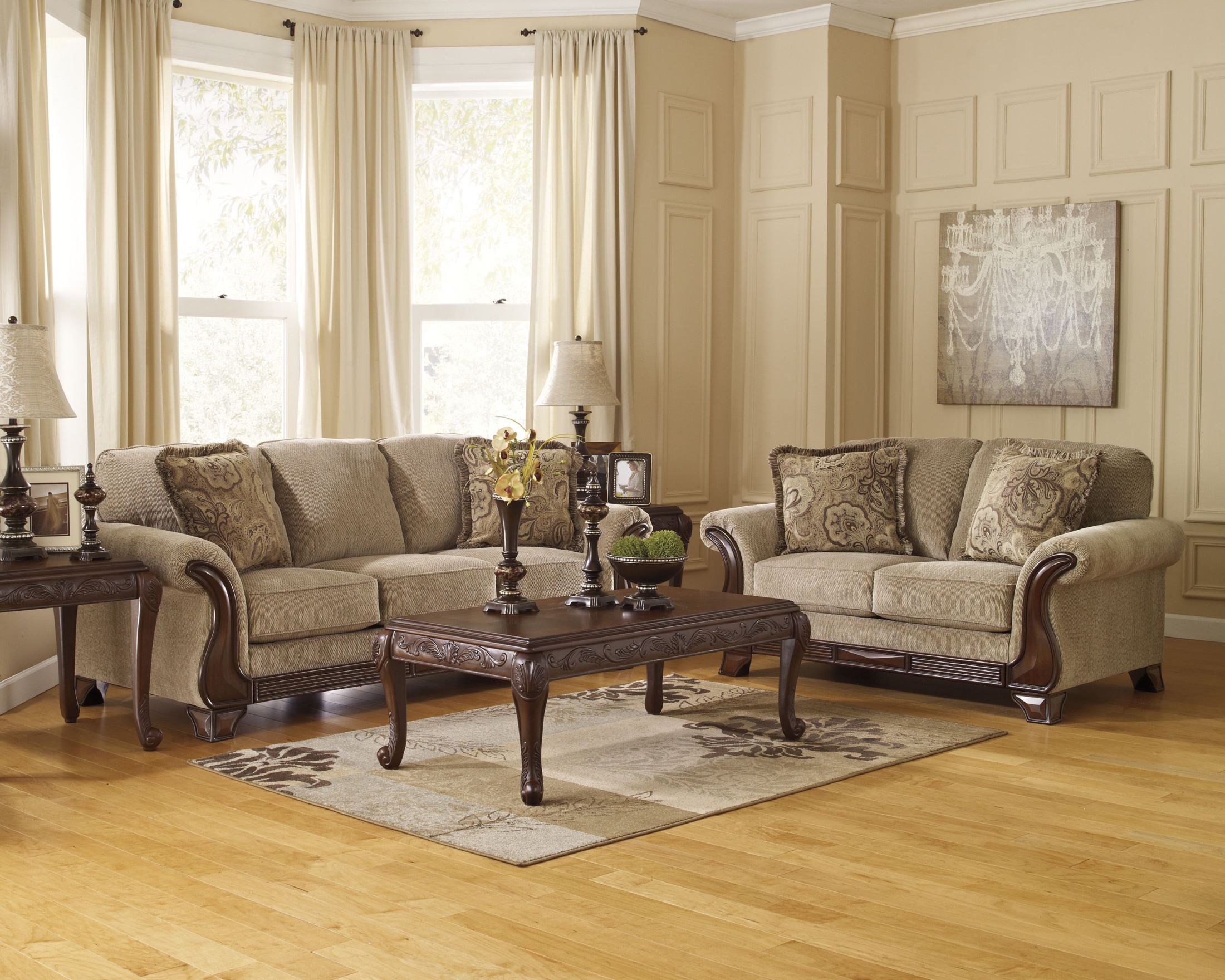 Lanett Stationary Sofa - 1StopBedrooms.