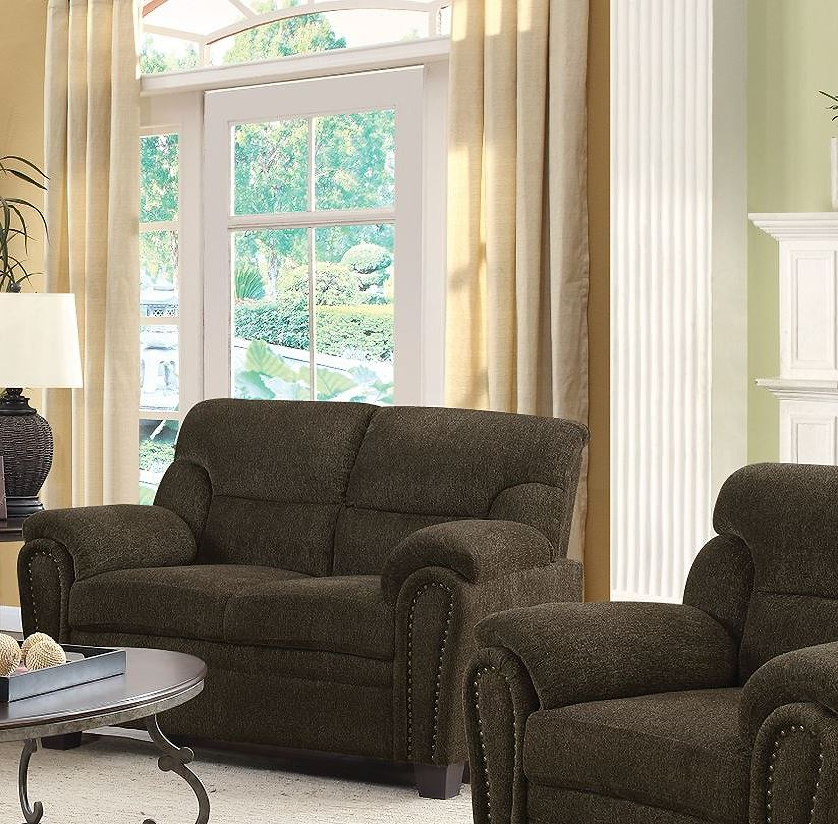 Clementine Brown Living Room Set 1StopBedrooms.
