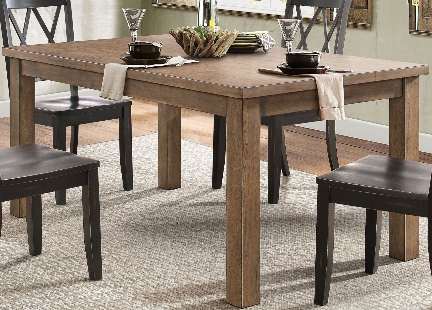 Janina Pine Natural Tone Dining Table 1stopbedrooms