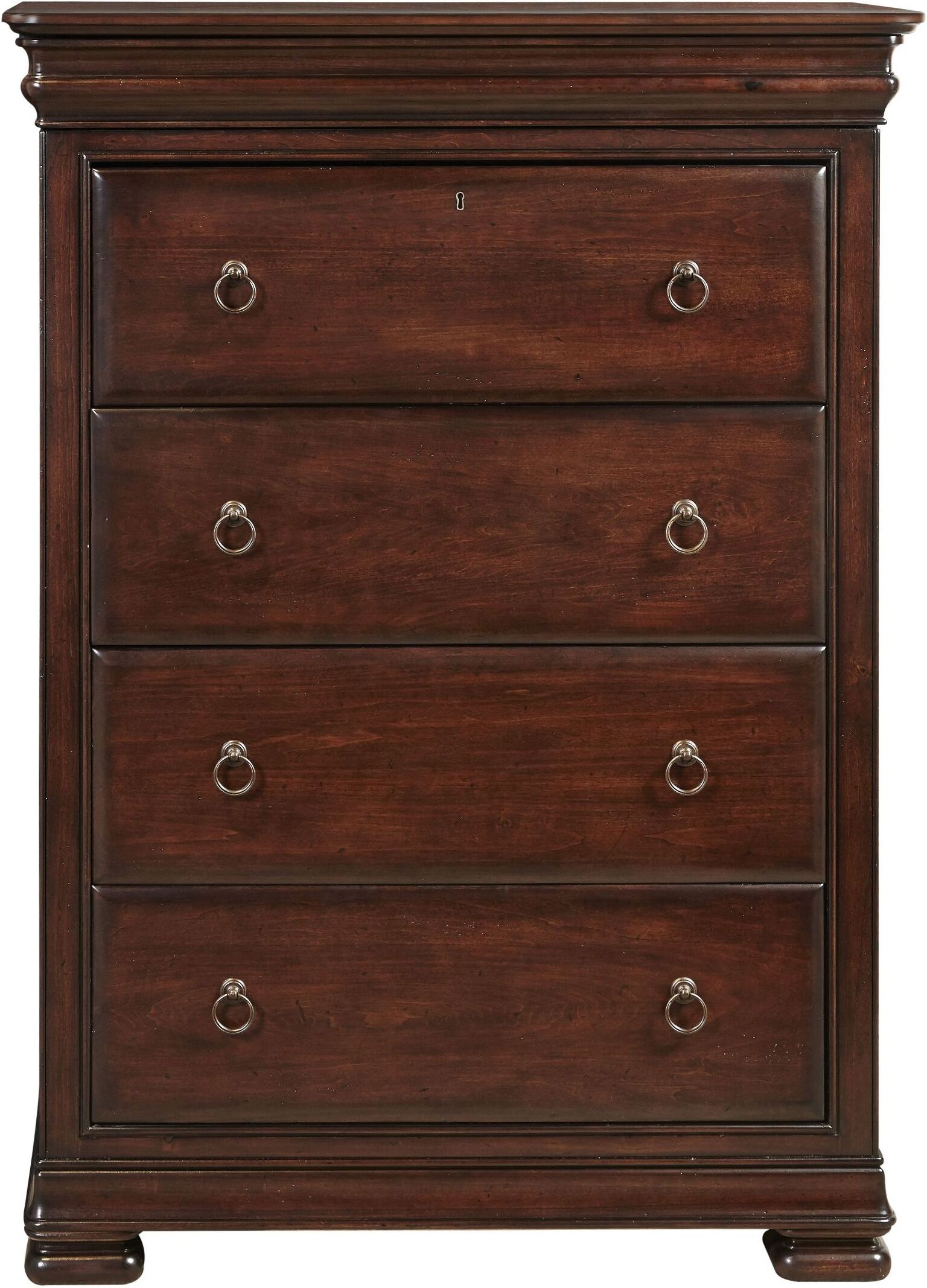 Reprise Classical Cherry Sleigh Bedroom Set - 1StopBedrooms.