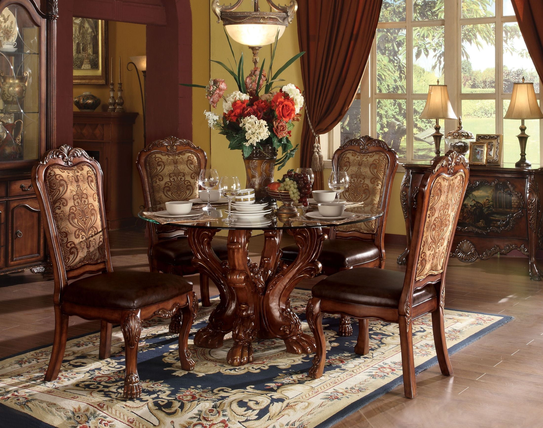 Oak Dining Room Set Photos