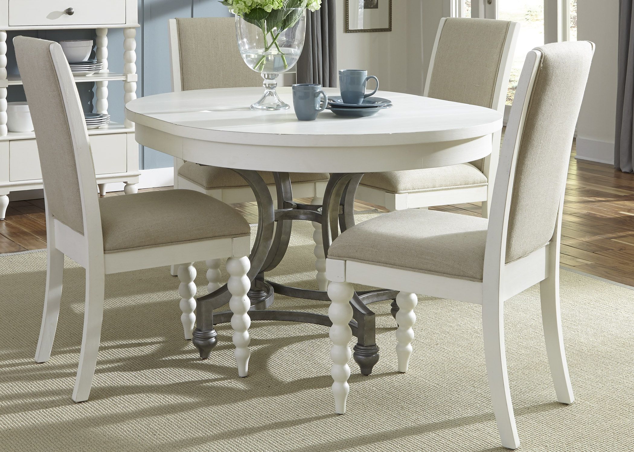 Harbor View Ii Extendable Round Dining Table 1stopbedrooms