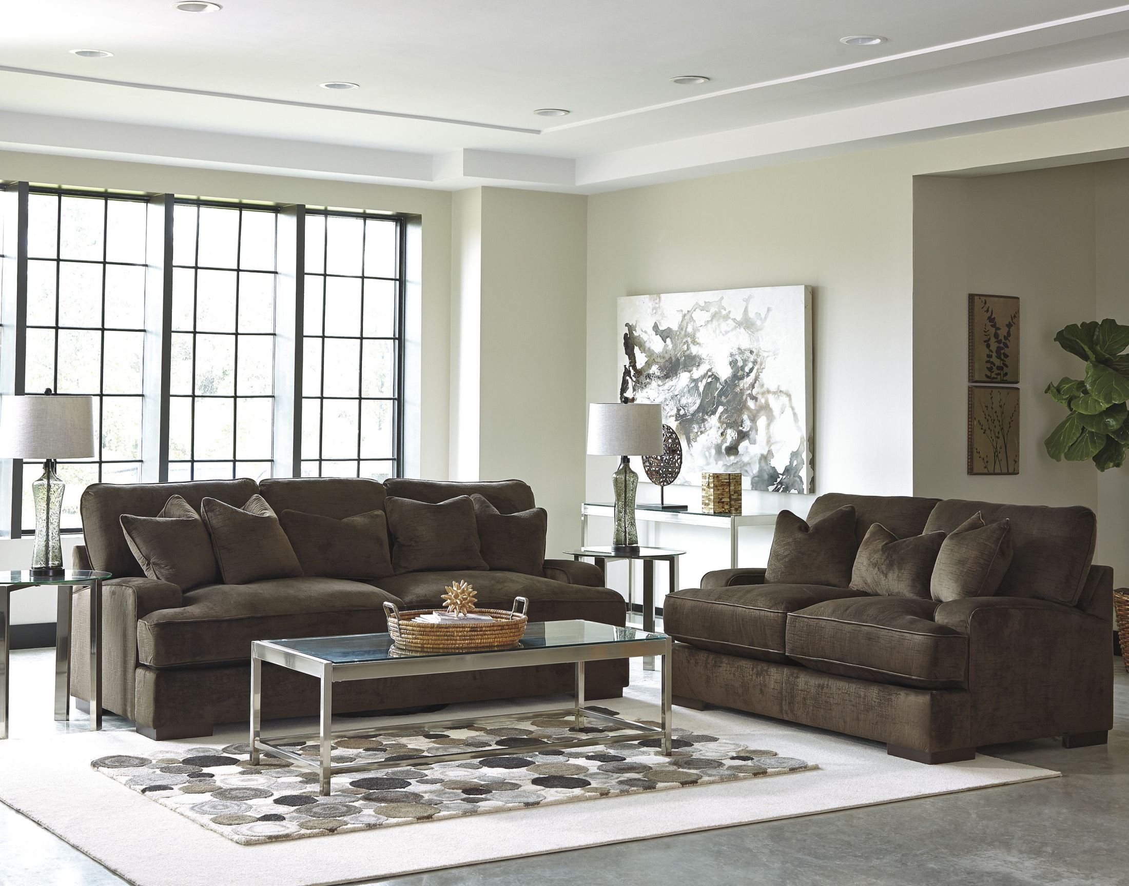 bisenti chocolate living room set