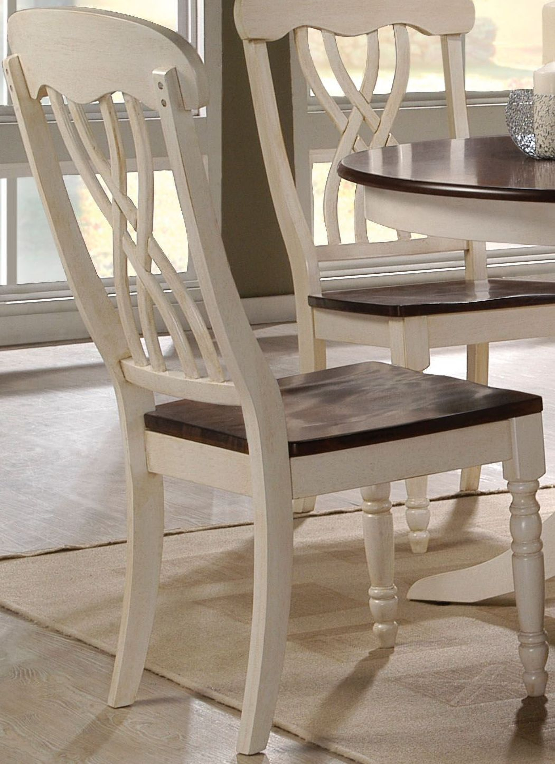 Dylan Buttermilk and Oak Dining Room Set - 1StopBedrooms.