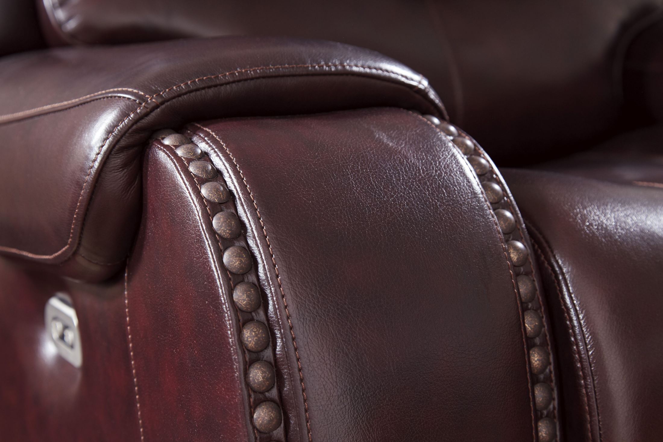 Gilmanton Burdy Power Reclining Sofa With Adjustable Headrest