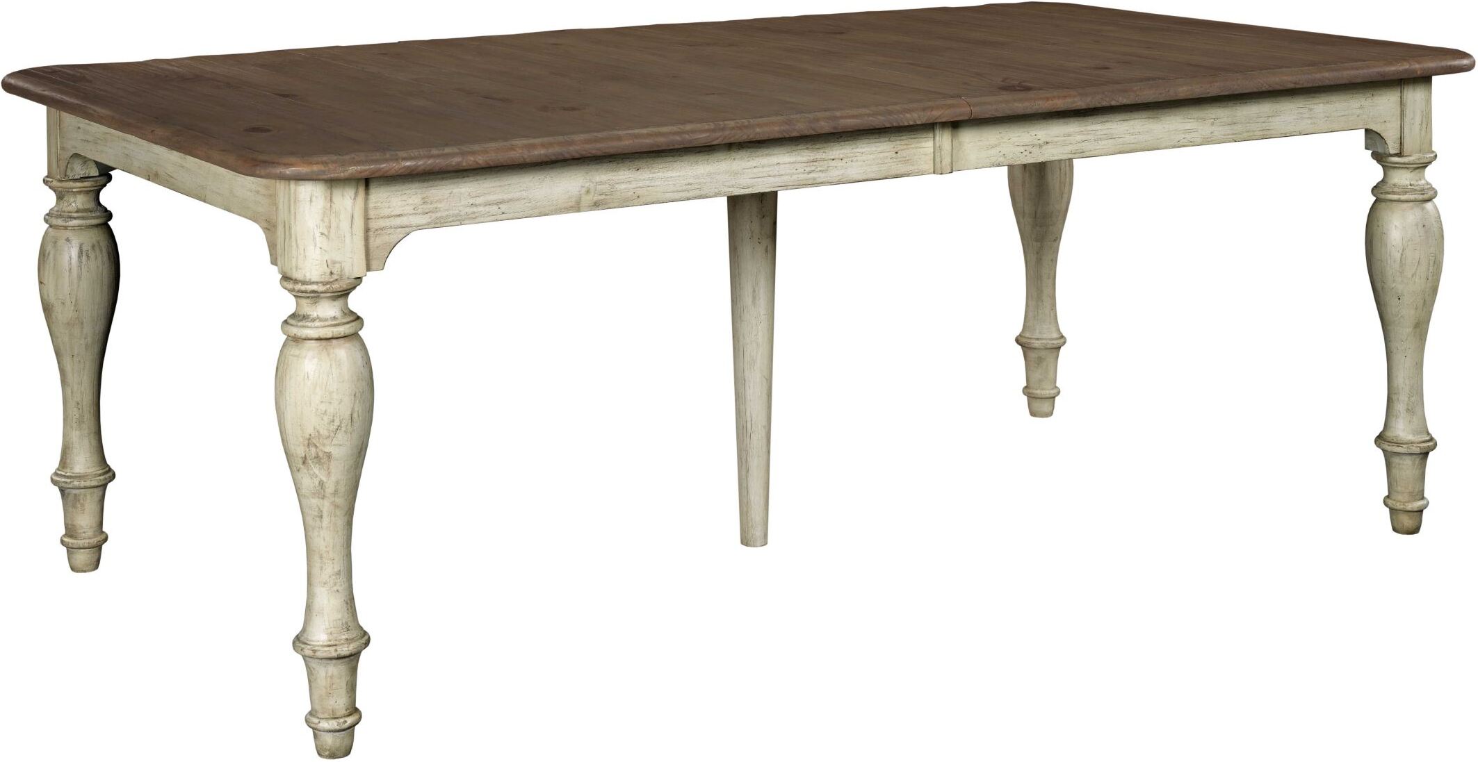Kincaid Weatherford Cornsilk Canterbury Extendable Rectangular Dining Table Chair