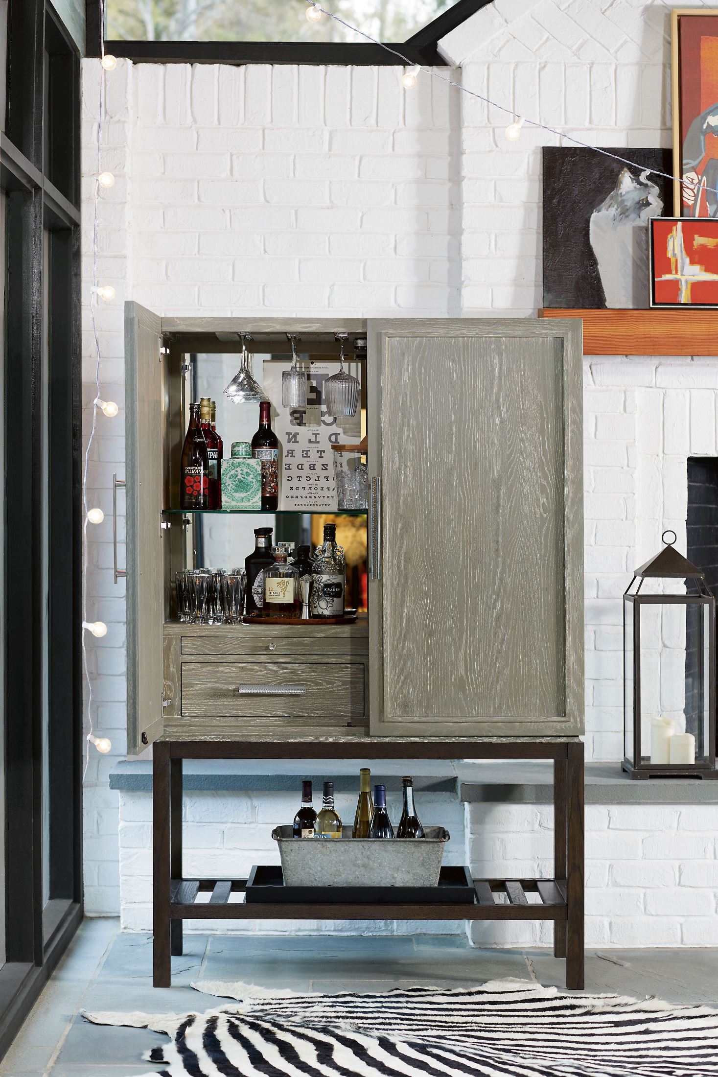 zephyr outdoor living center on Zephyr Solana Bar Cabinet 1stopbedrooms