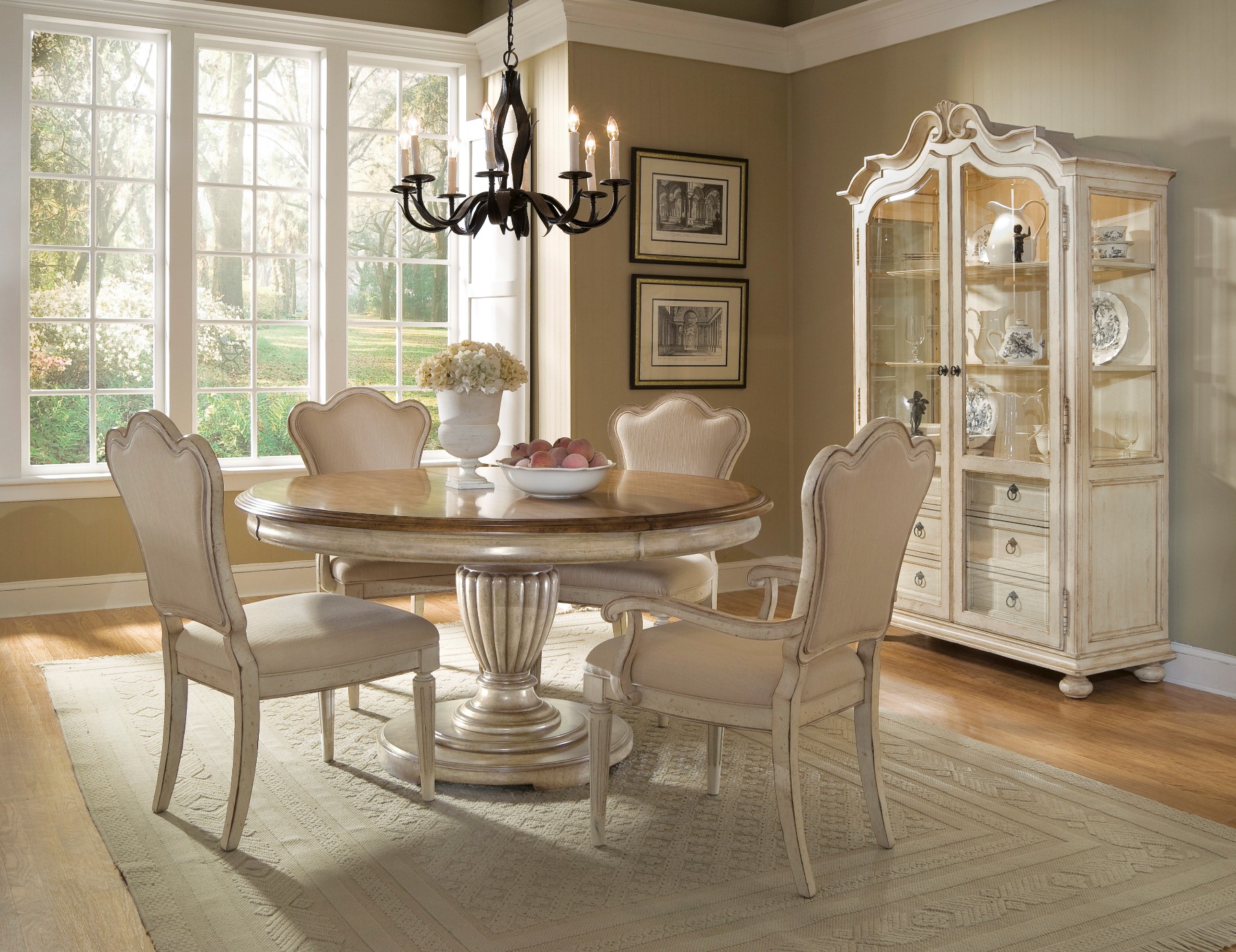 Provenance Round Extendable Dining Room Set 1stopbedrooms