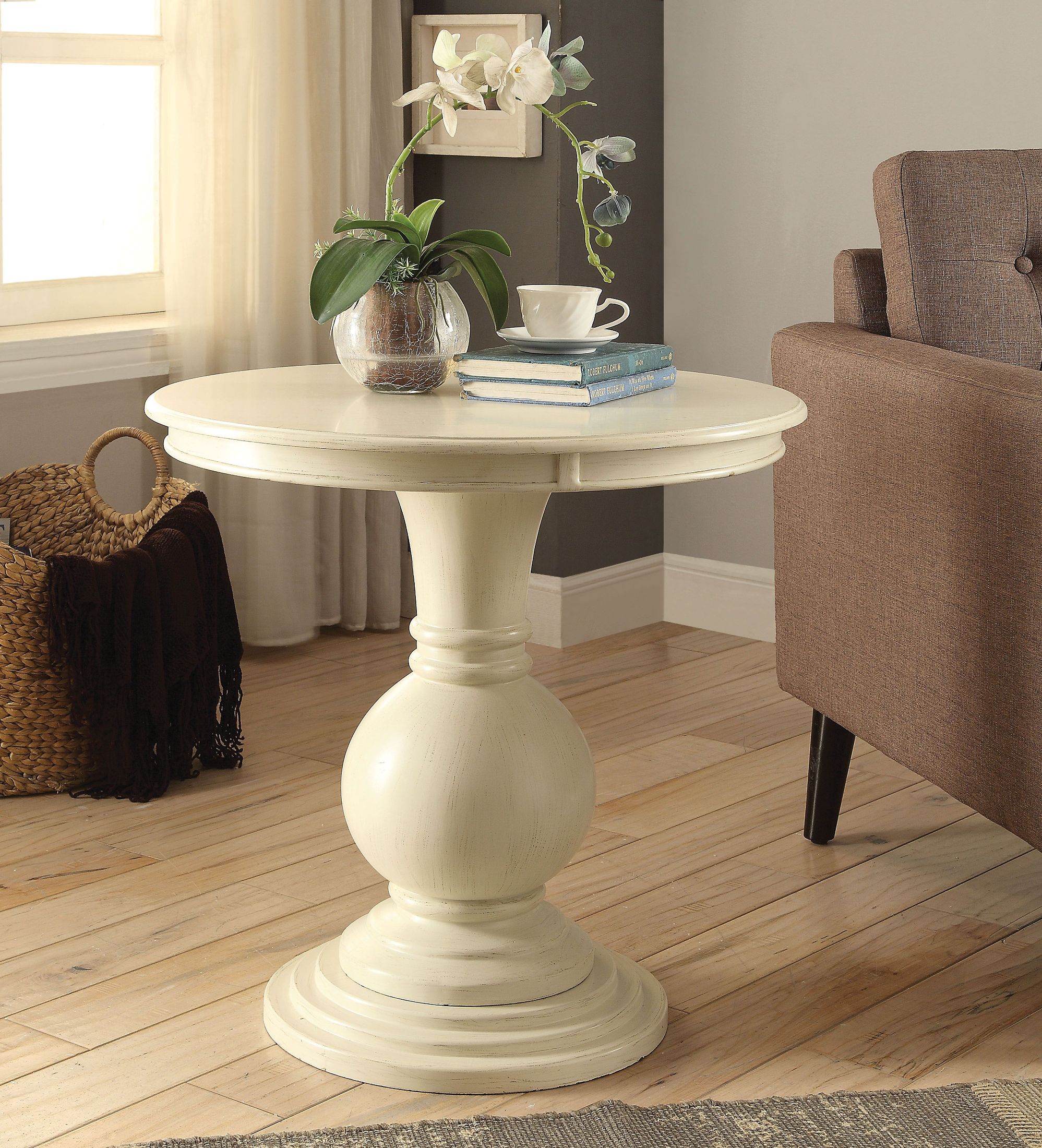 Alyx Antique White Accent Table 1stopbedrooms