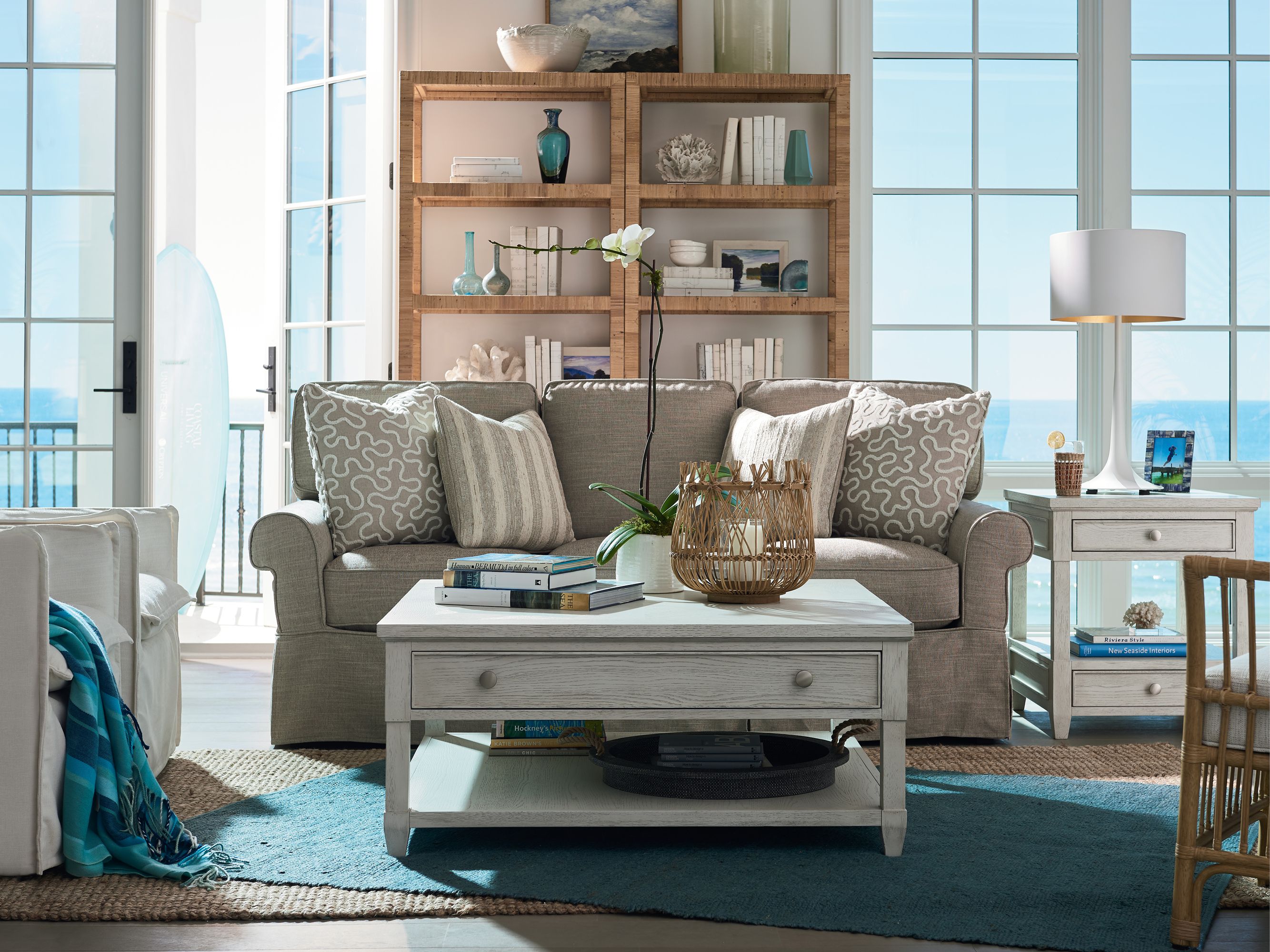 Coastal Living Topsail Sandbar Lift Top Occasional Table Set