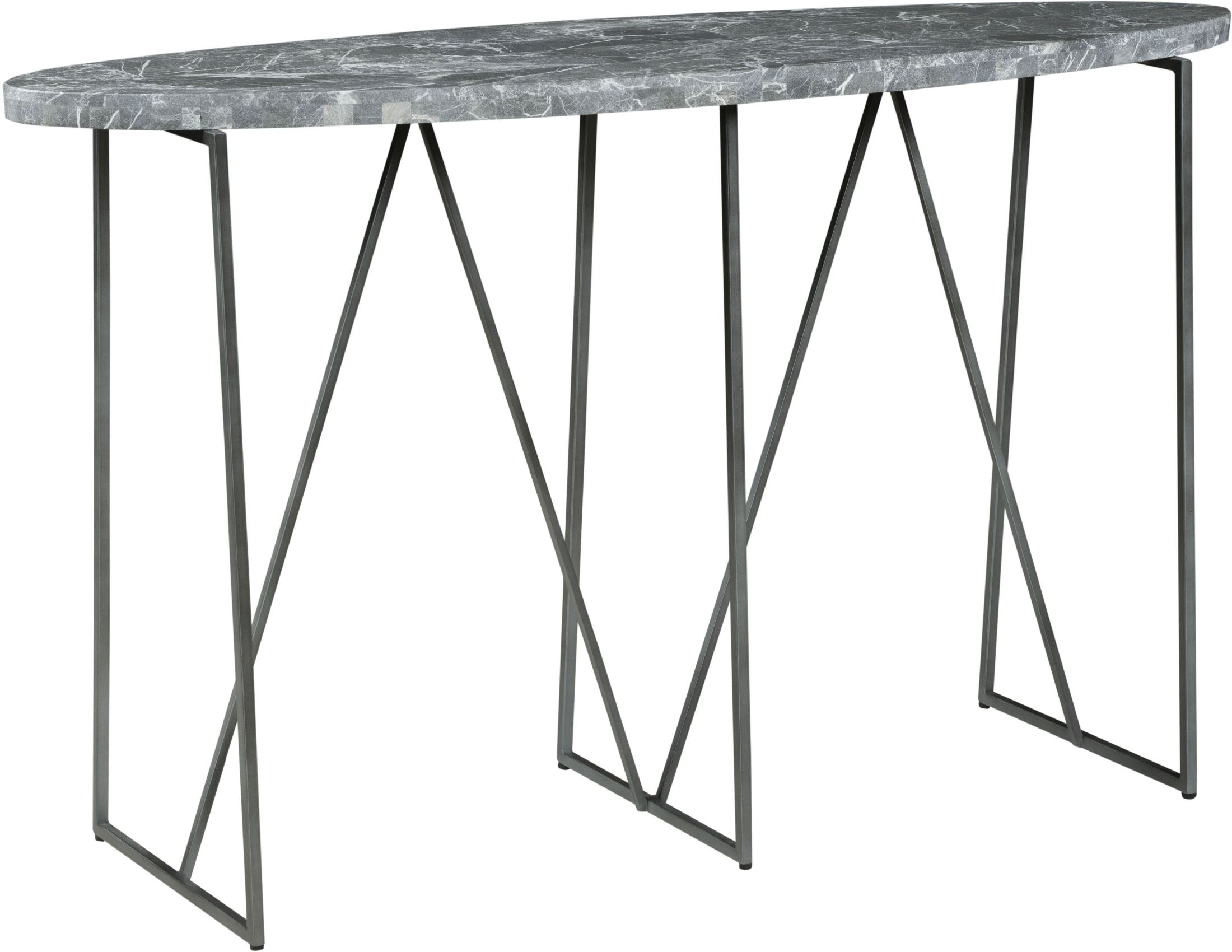 Alexa Honed Black Marble Top Sofa Table 1stopbedrooms