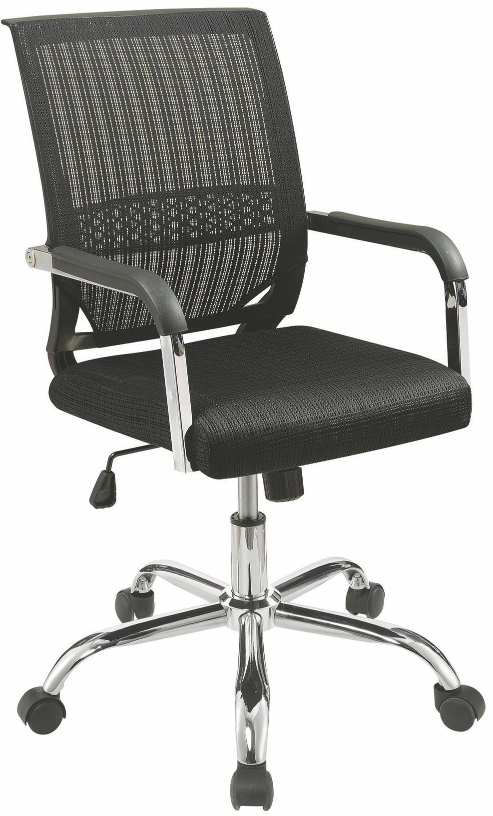 Black Fabric Office Chair 1stopbedrooms