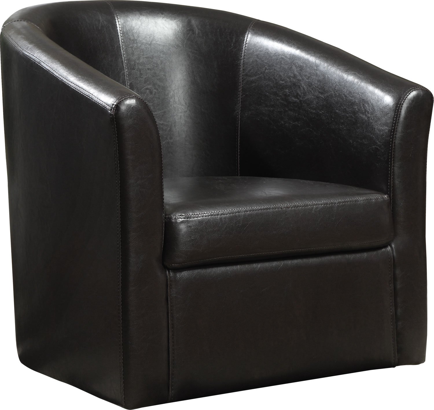 902098 Dark Brown Swivel Chair - 1StopBedrooms.