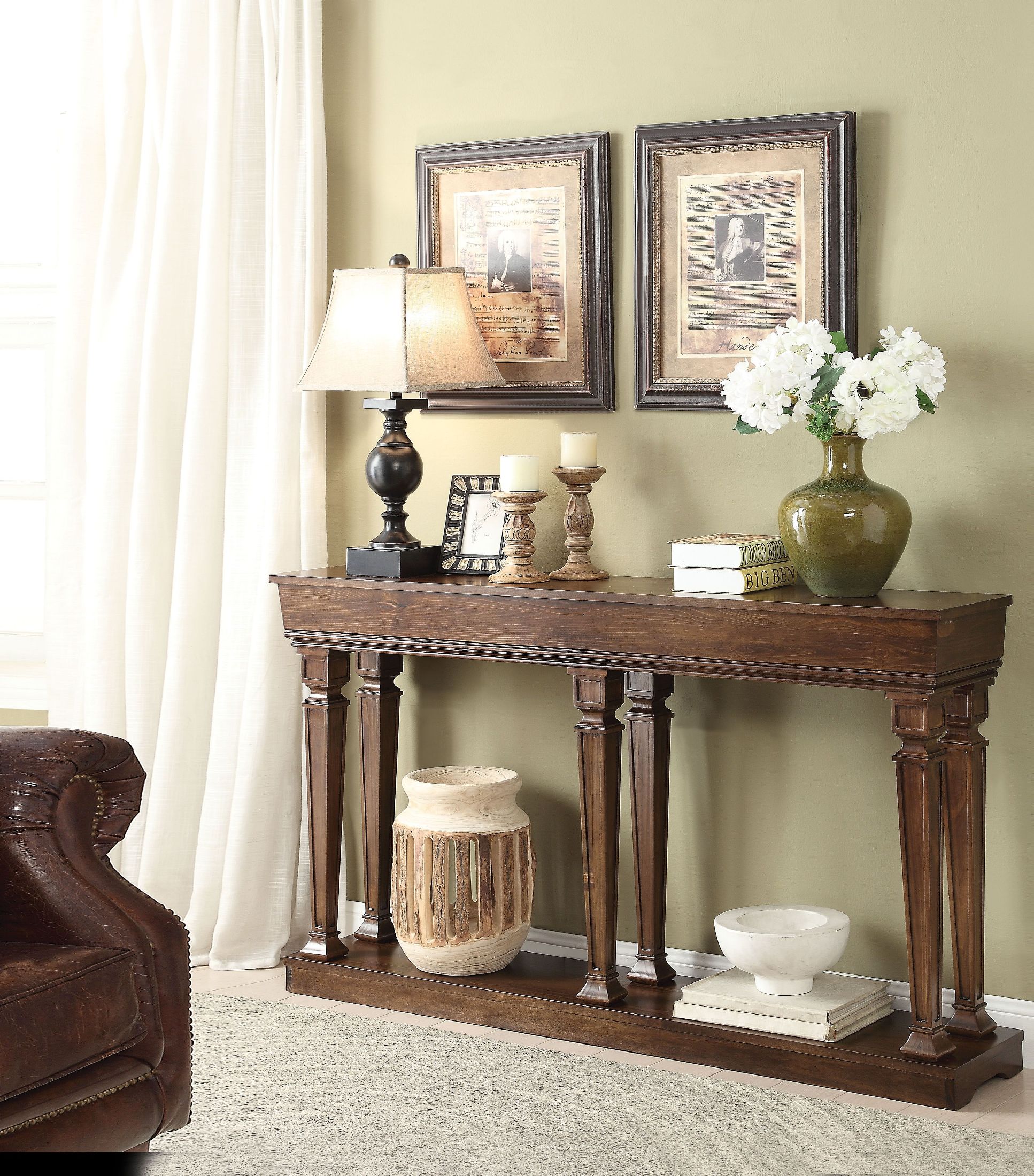 Garrison Oak 72 Console Table 1stopbedrooms