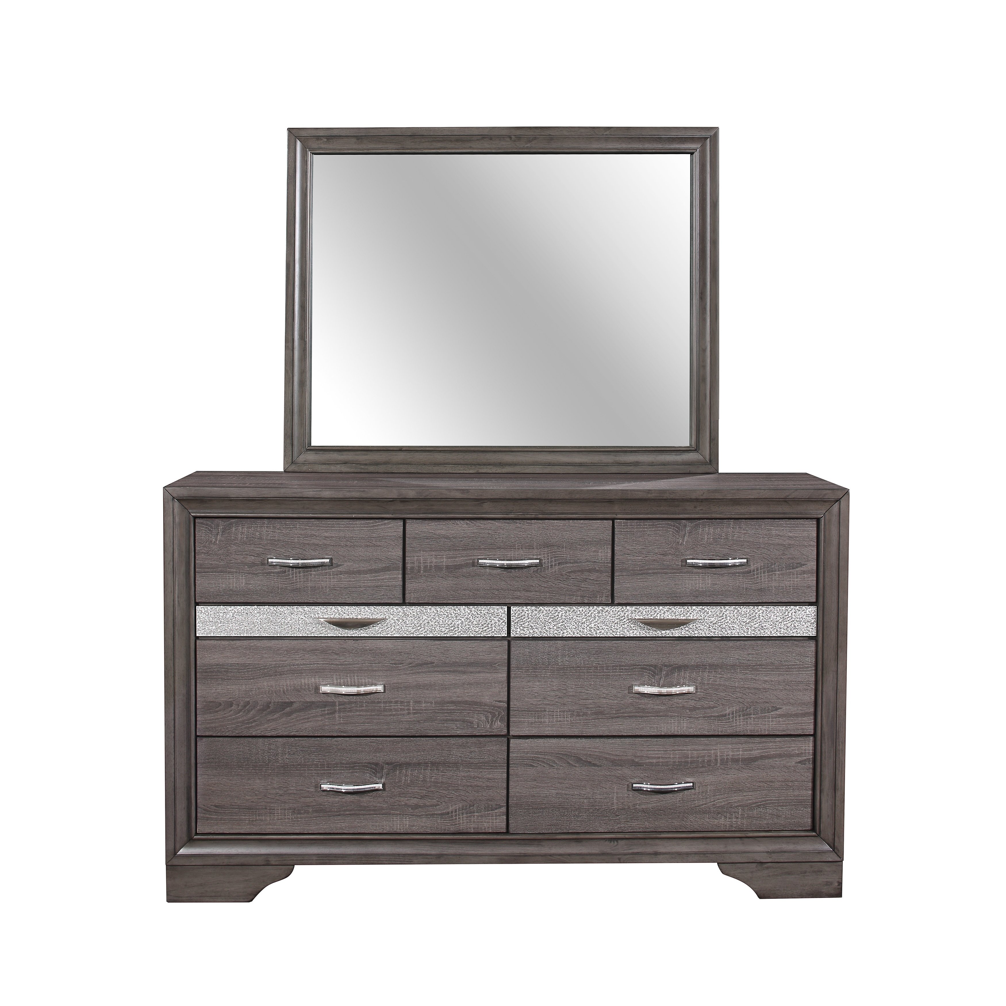 Global Furniture Seville Grey Wood Finish Dresser 1stopbedrooms