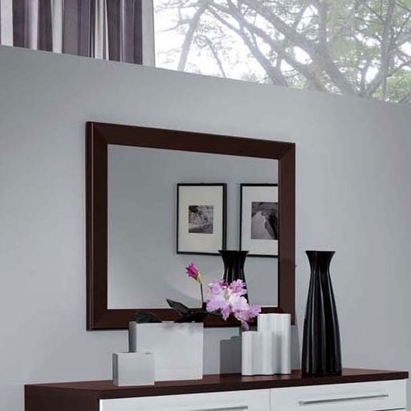 Esf Furniture Penelope Amp Luxury Mirror In Wenge 1stopbedrooms