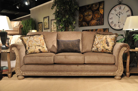 signature design by ashley lacey faux leather tufted