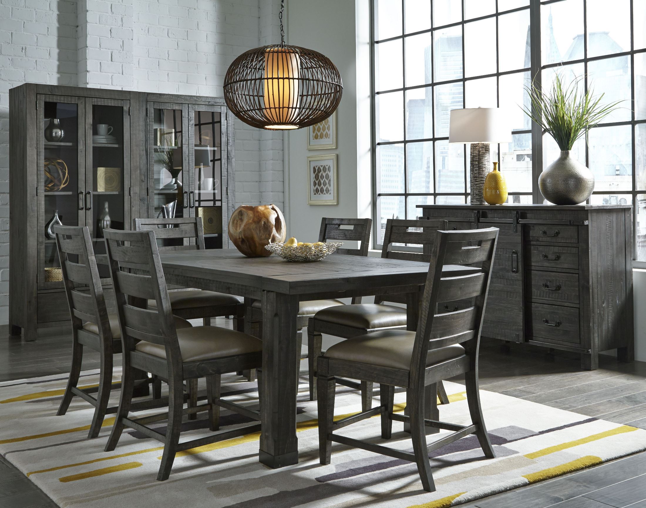 Abington Weathered Charcoal Rectangular Dining Table 1stopbedrooms Abington Weathered Charcoal Rectangular Dining Table A Gallery 1