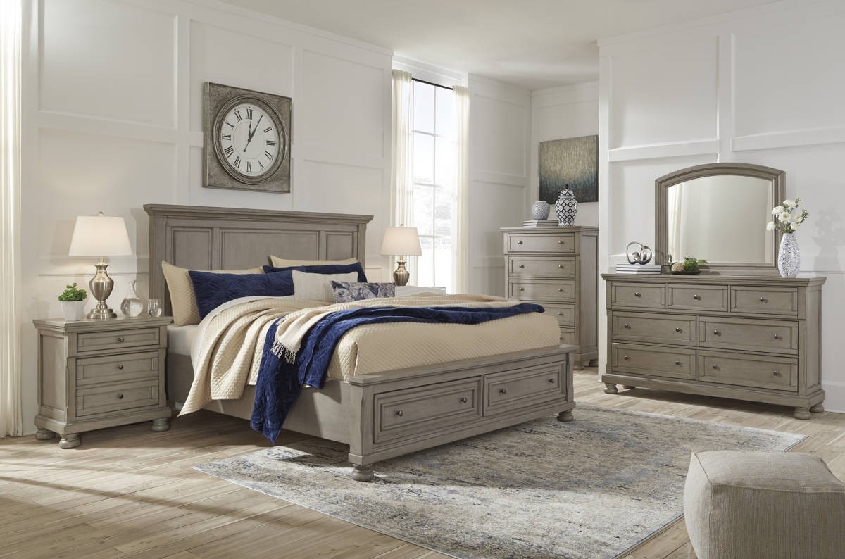 Ashley Furniture Lettner California, Ashley Furniture King Size Bed With Storage