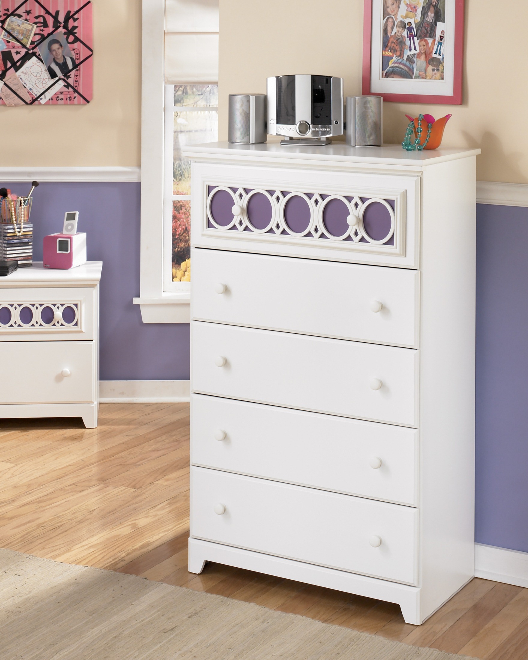 Zayley Bookcase Bedroom Set - 1StopBedrooms.