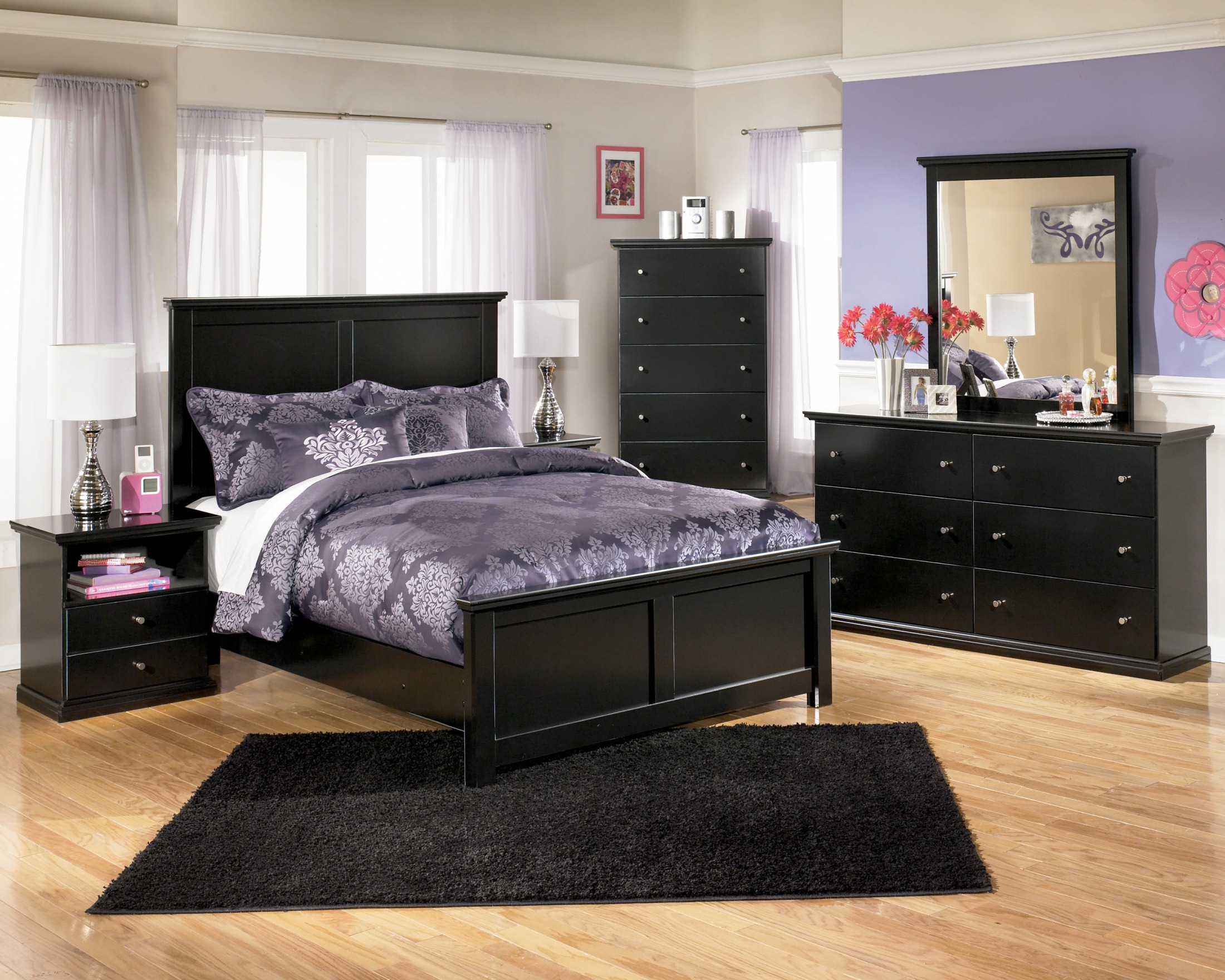 katy furniture full size bedroom set