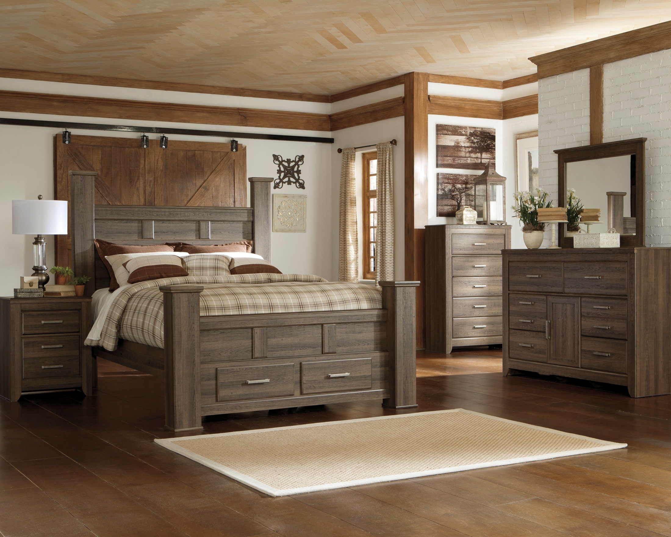 Juararo Poster Storage Bedroom Set 1stopbedrooms