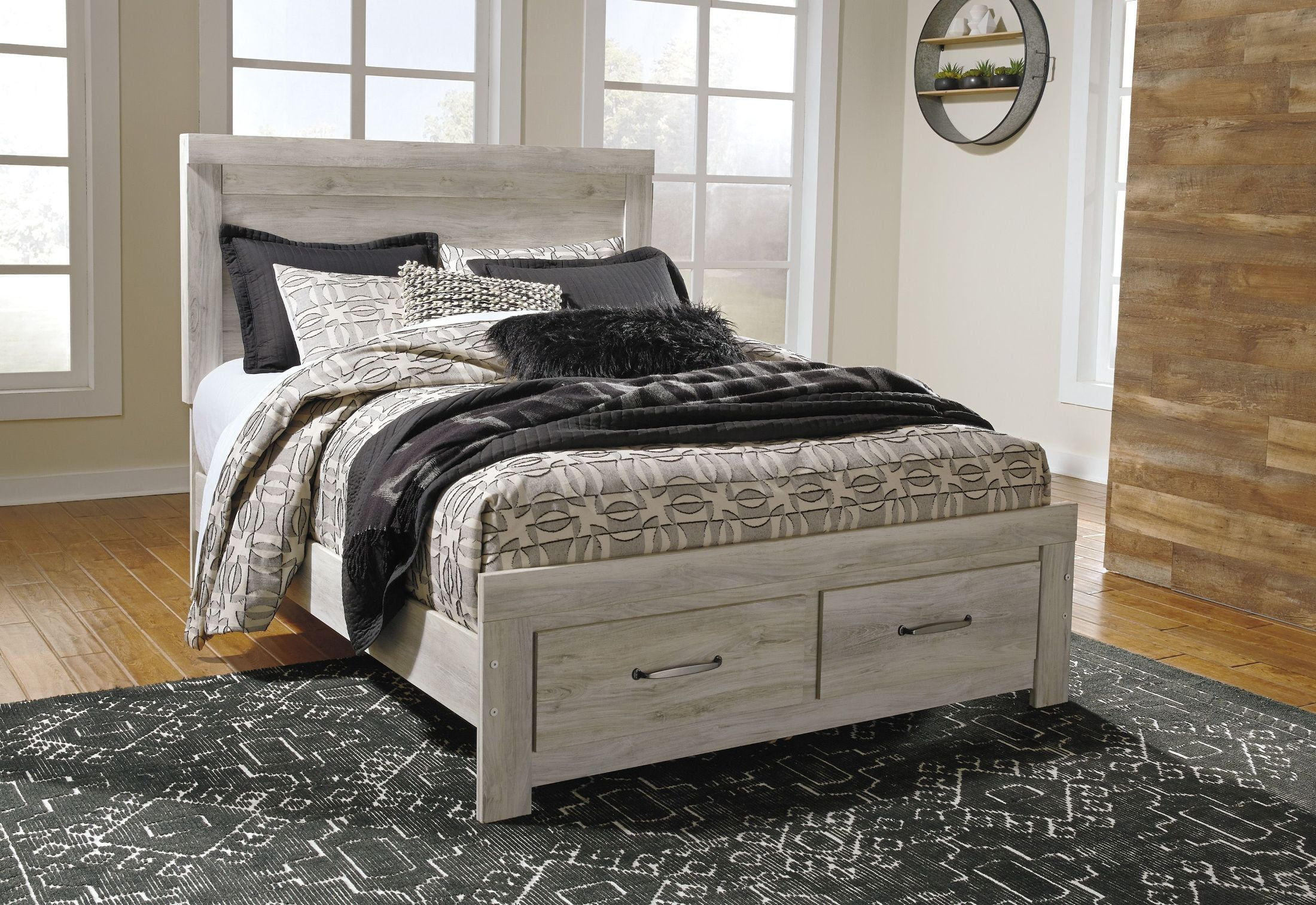 Bellaby White Storage Panel Bedroom Set - 1StopBedrooms.