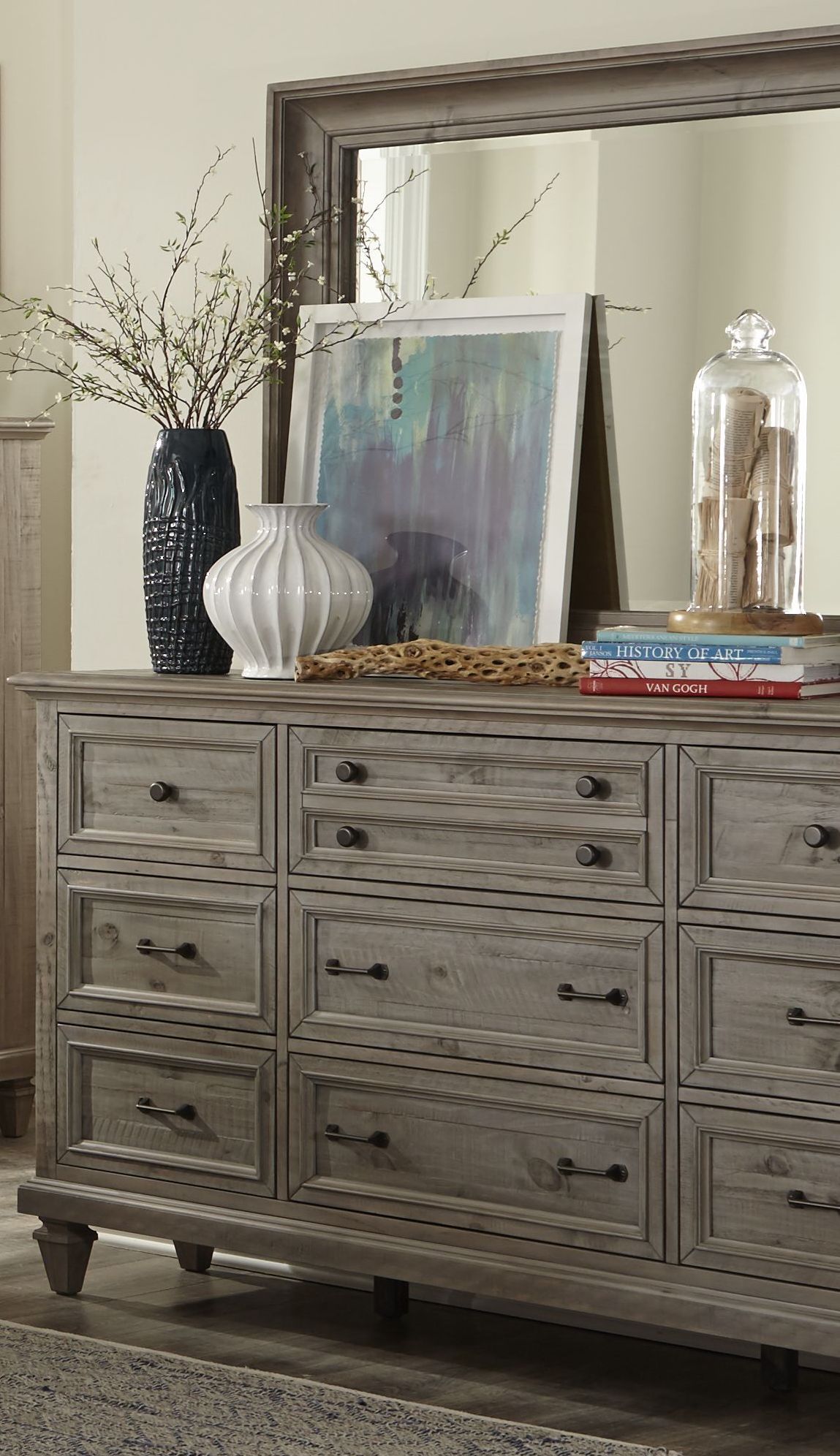 Lancaster Dovetail Grey Panel Bedroom Set 1StopBedrooms.