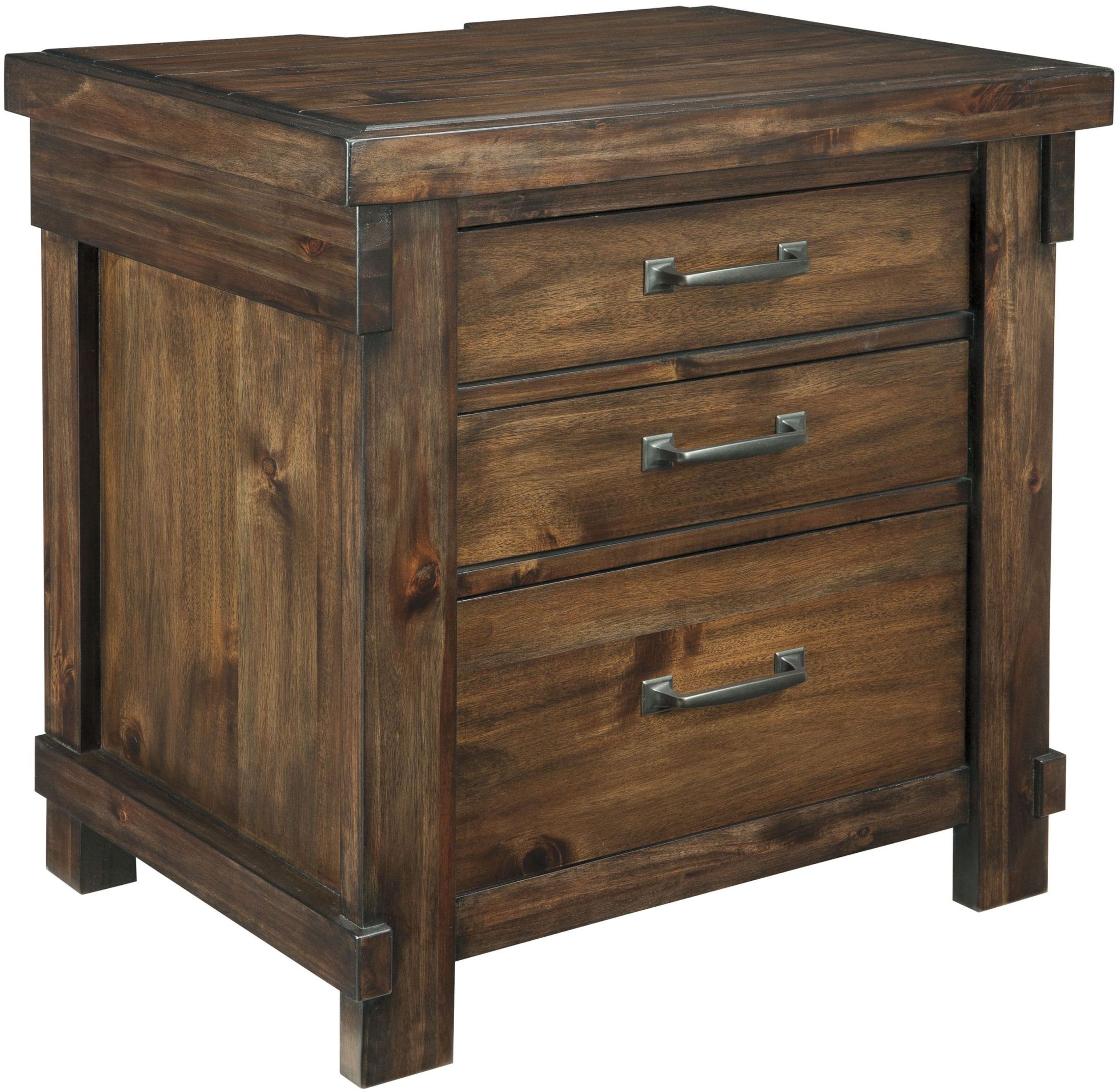Lakeleigh Brown 3 Drawer Night Stand 1stopbedrooms