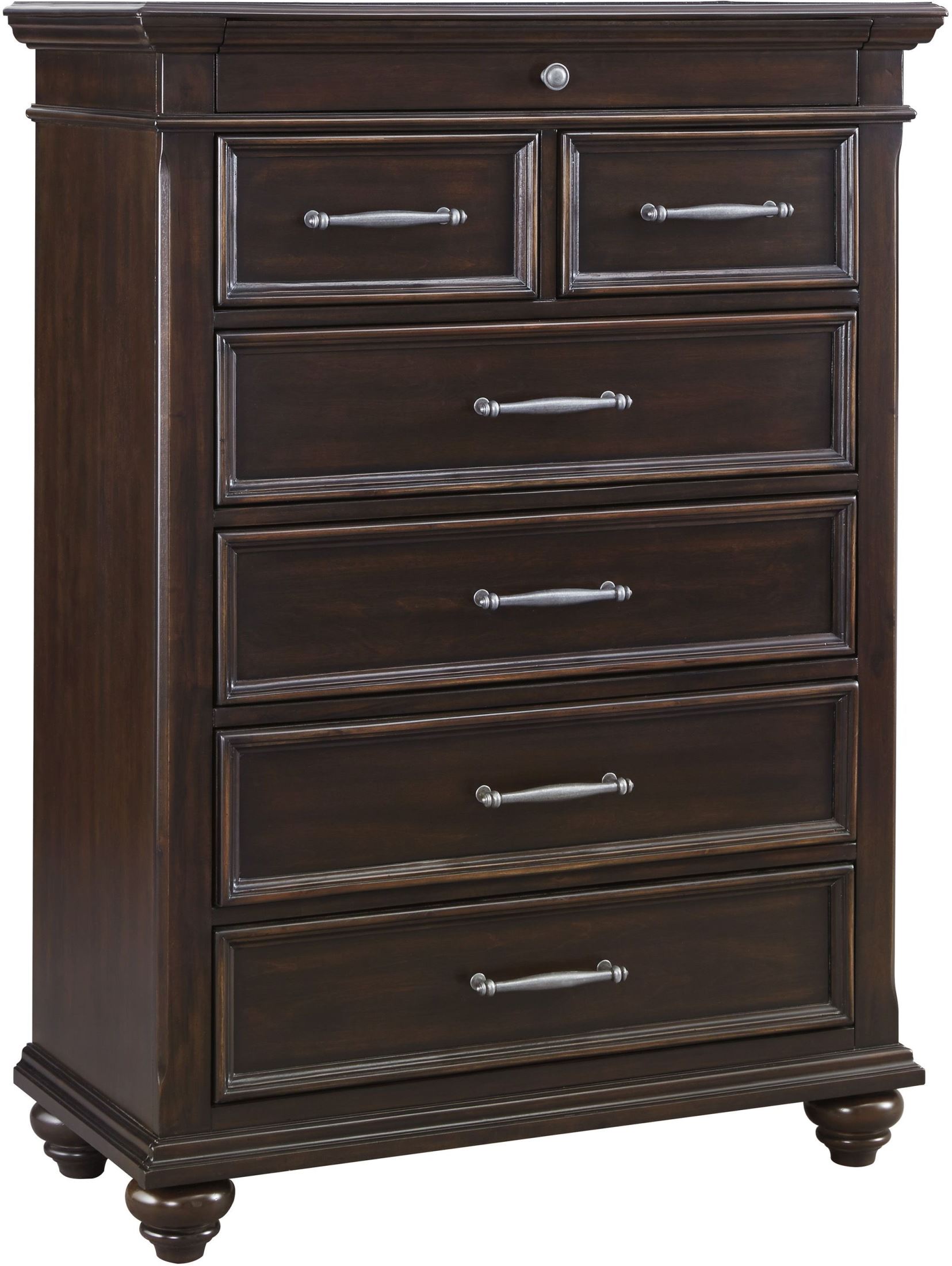 Brynhurst Dark Brown Storage Panel Bedroom Set ...