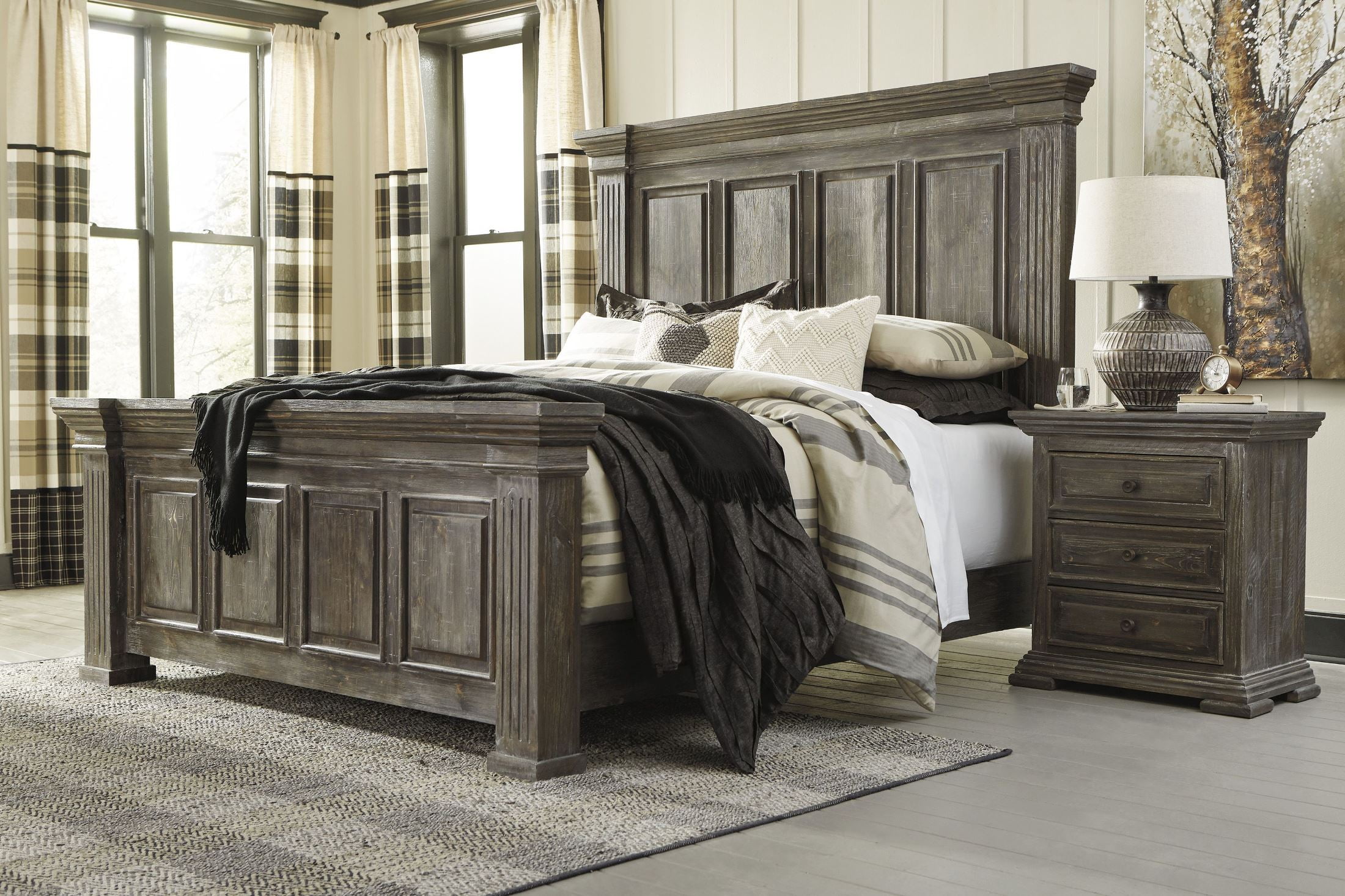 Wyndahl Brown Panel Bedroom Set - 1StopBedrooms.