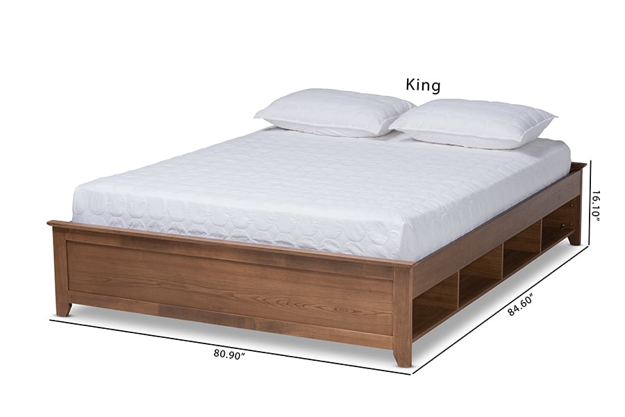 Featured image of post Rustic Wood King Bed Frame / Solid platform foundation bed frame.