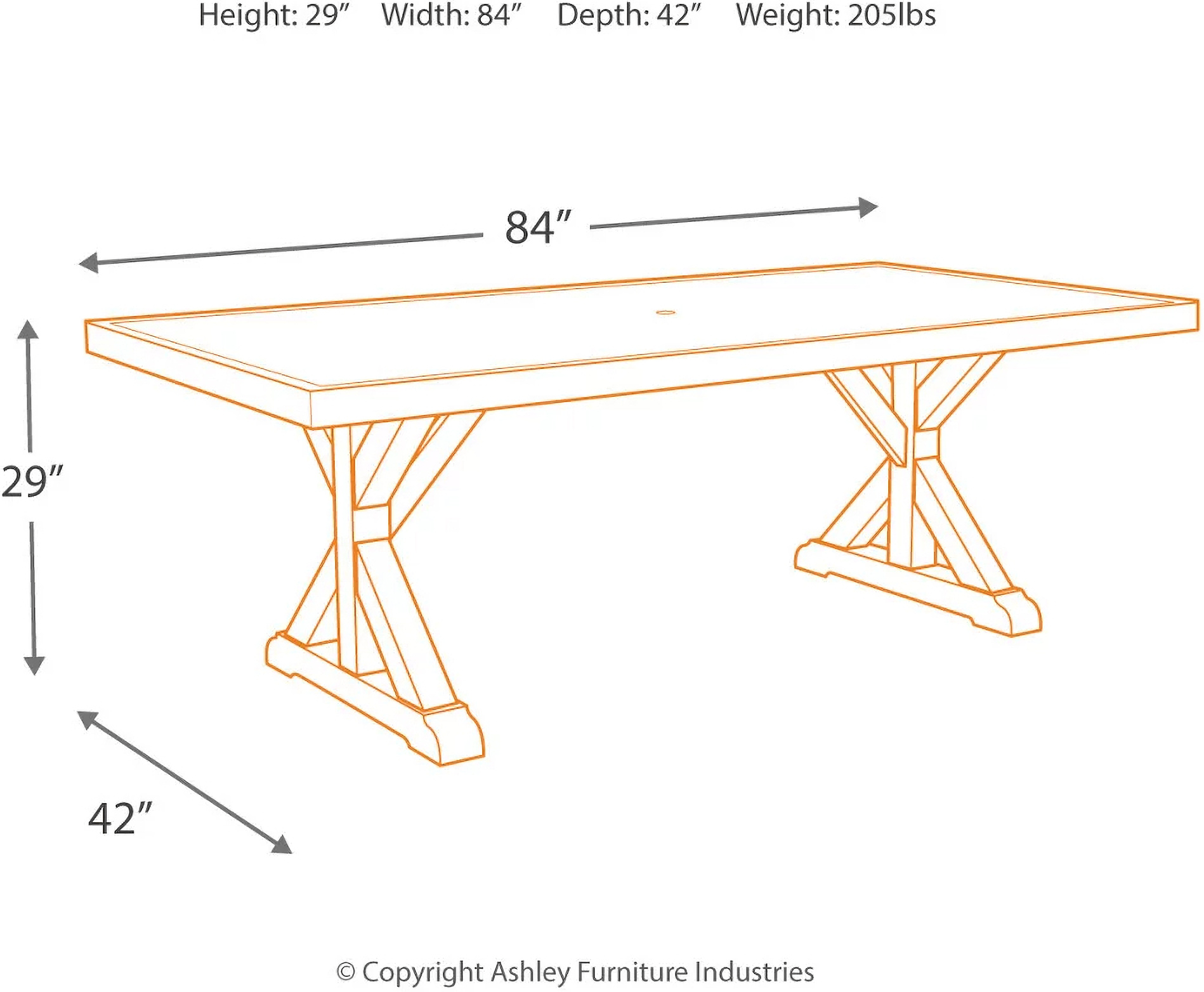 Beachcroft Beige Rectangular Outdoor Dining Set ... Beachcroft Beige Rectangular Outdoor Dining Set ... on Beachcroft Beige Outdoor Living Room Set id=67606