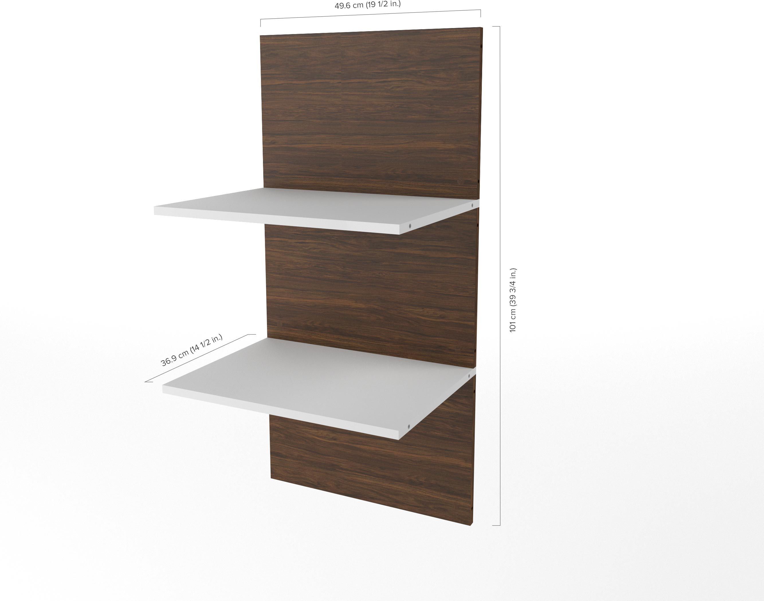 Cielo By Oak Barrel And White 2 Floating Shelves 1stopbedrooms