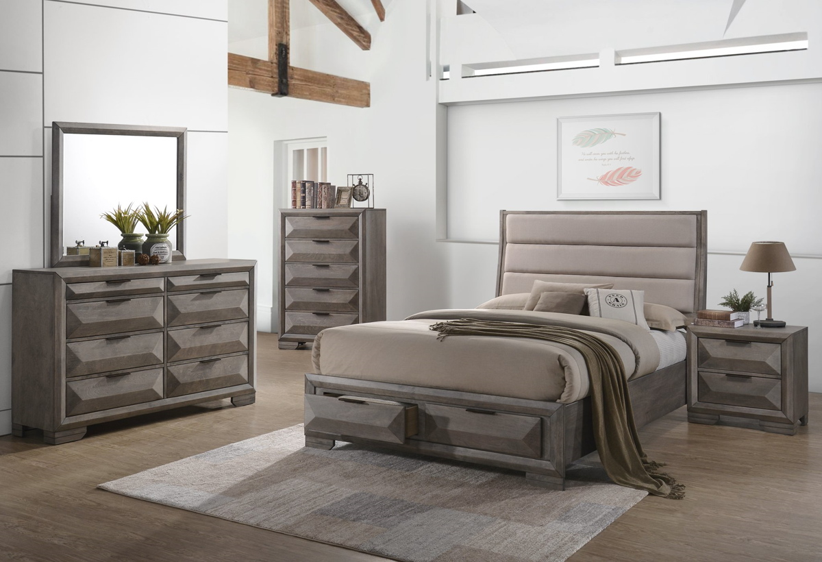 New Classic Carter Easter King Panel Storage Bed In ...