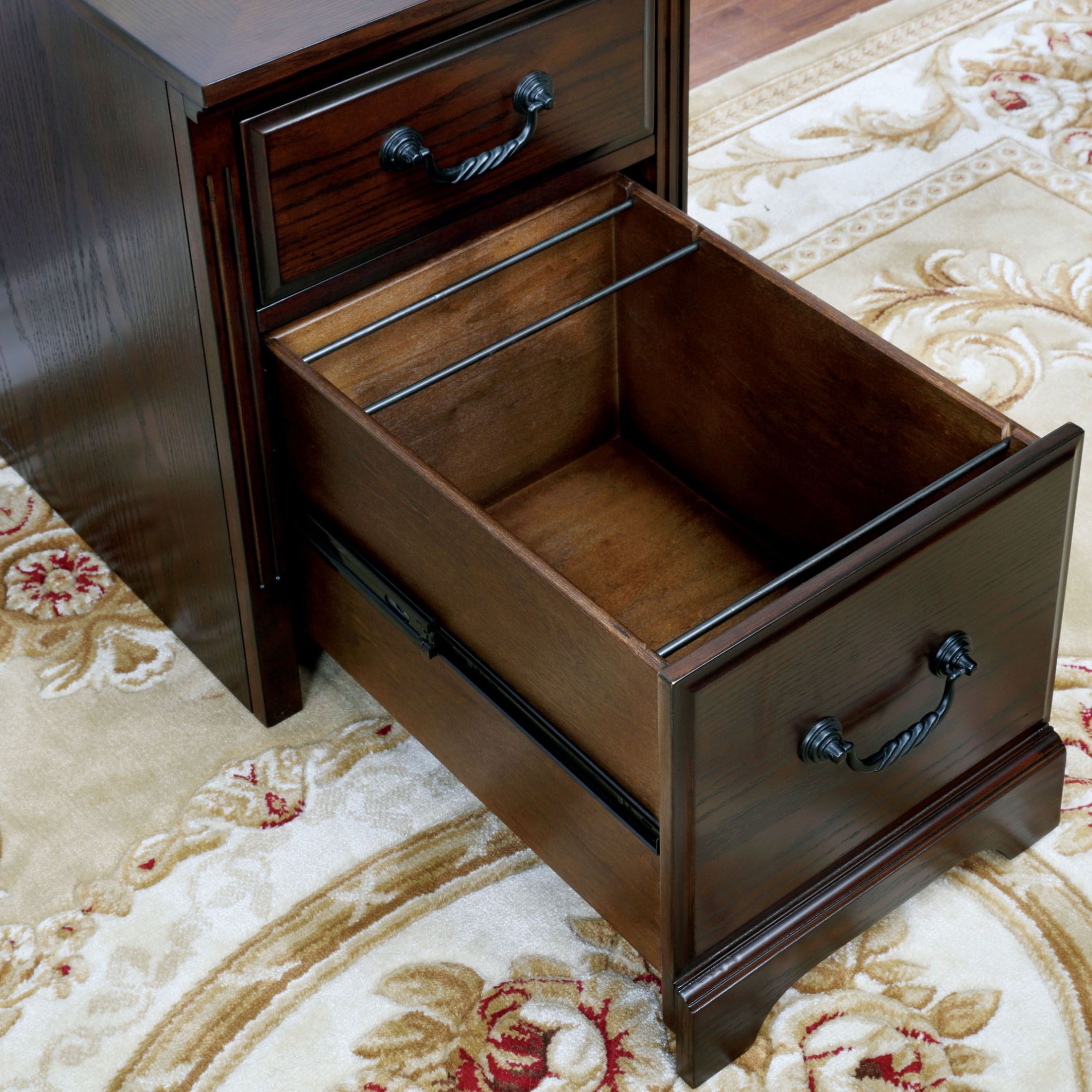 Furniture Of America Tami Dark Walnut File Cabinet Collection Tami Dark Walnut File Cabinet Media Gallery 1