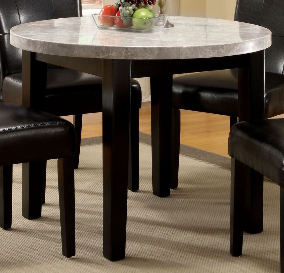 Marion I Marble Top Round Dining Room Set - 1StopBedrooms.